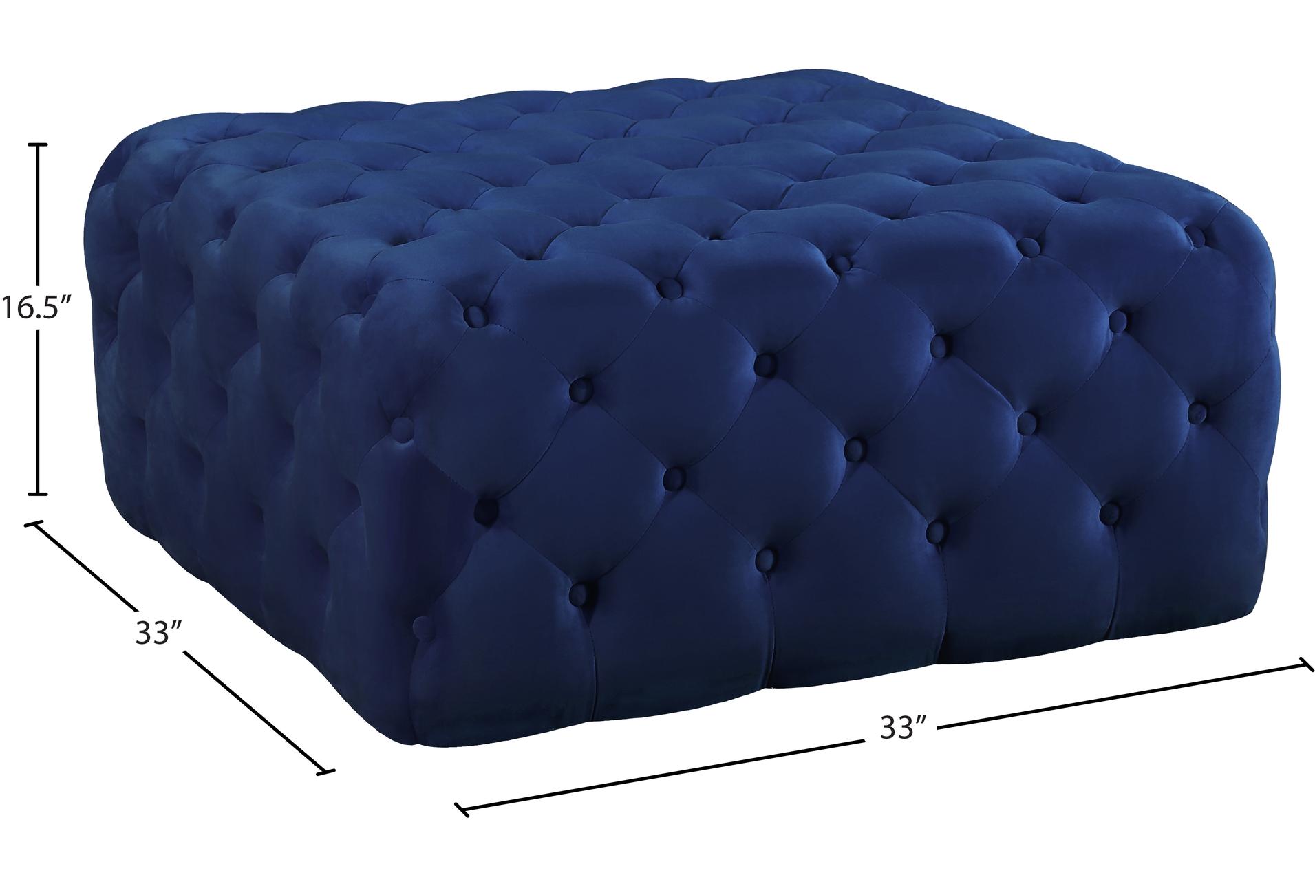 ariel navy velvet rectangle upholstered ottoman/bench | entryway 6 ariel navy velvet rectangle upholstered ottoman/bench | entryway