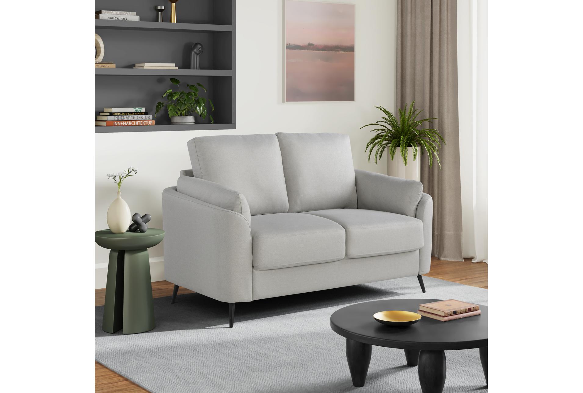 bradford smoke grey loveseat | fabric 16 bradford smoke grey loveseat | fabric