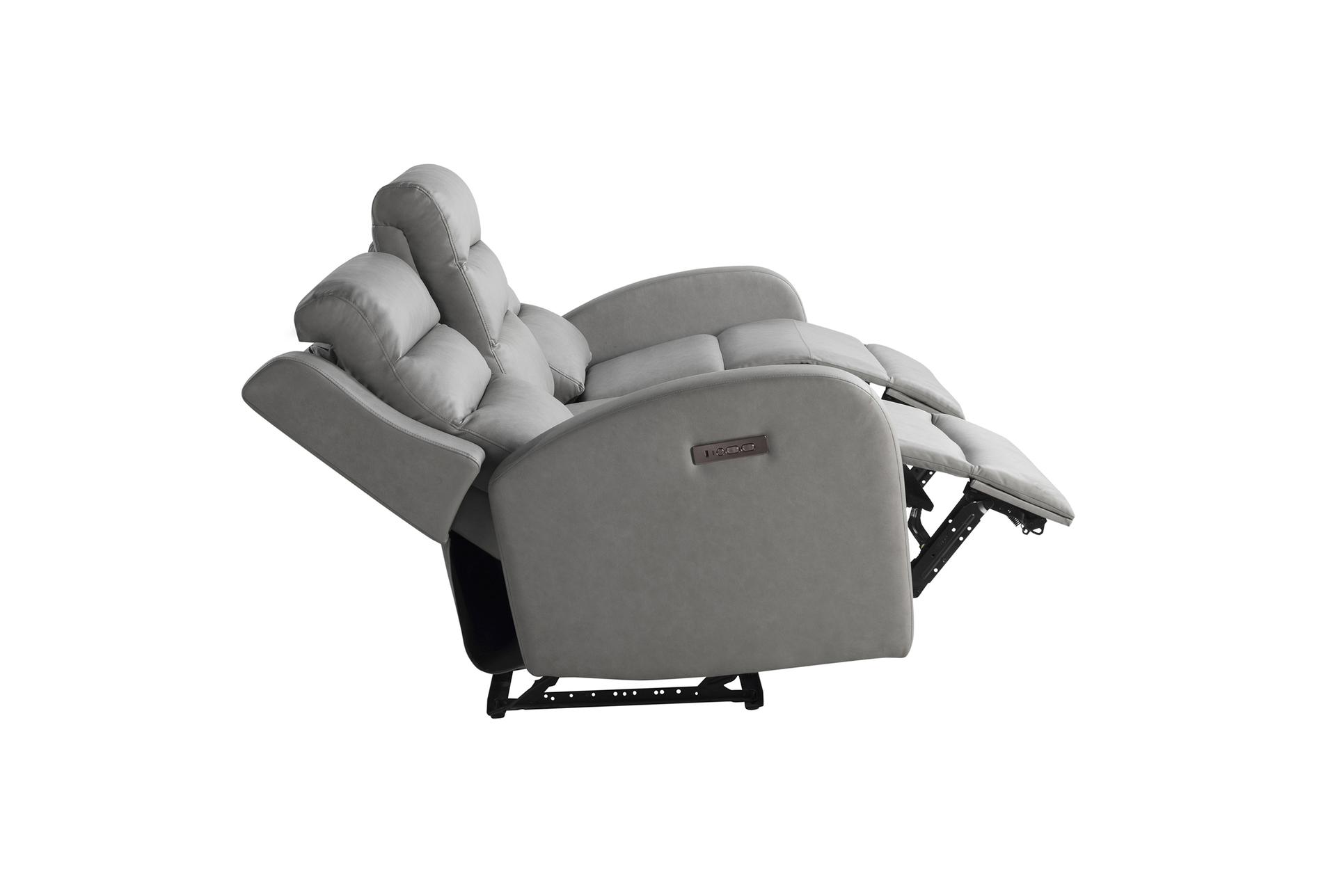 aragon grey 77" power reclining sofa with adjustable headrests & usb | fabric 15 aragon grey 77" power reclining sofa with adjustable headrests & usb | fabric