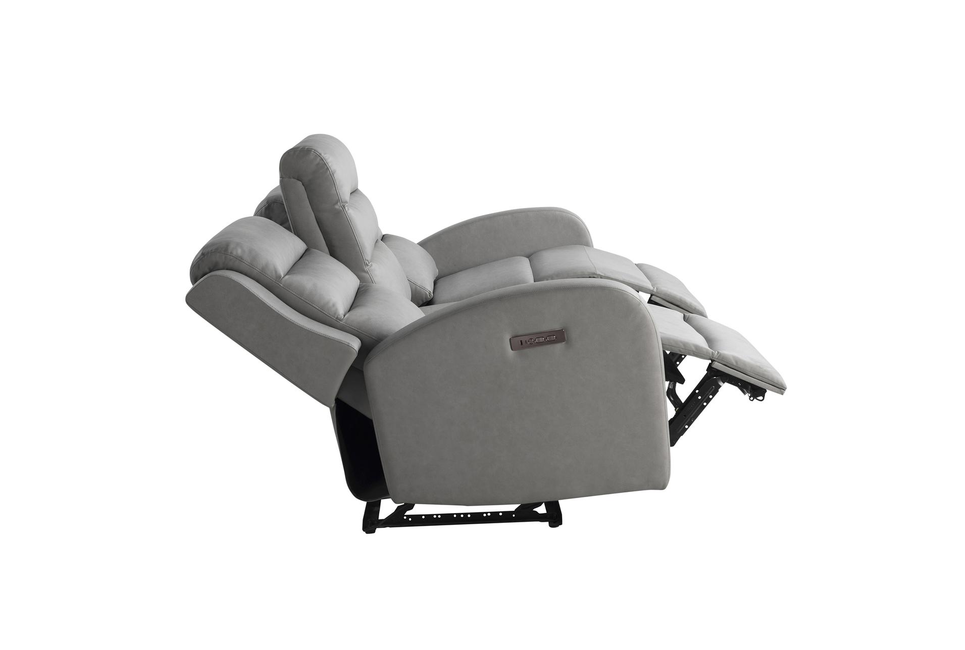 aragon grey 77" power reclining sofa with adjustable headrests & usb | fabric 16 aragon grey 77" power reclining sofa with adjustable headrests & usb | fabric