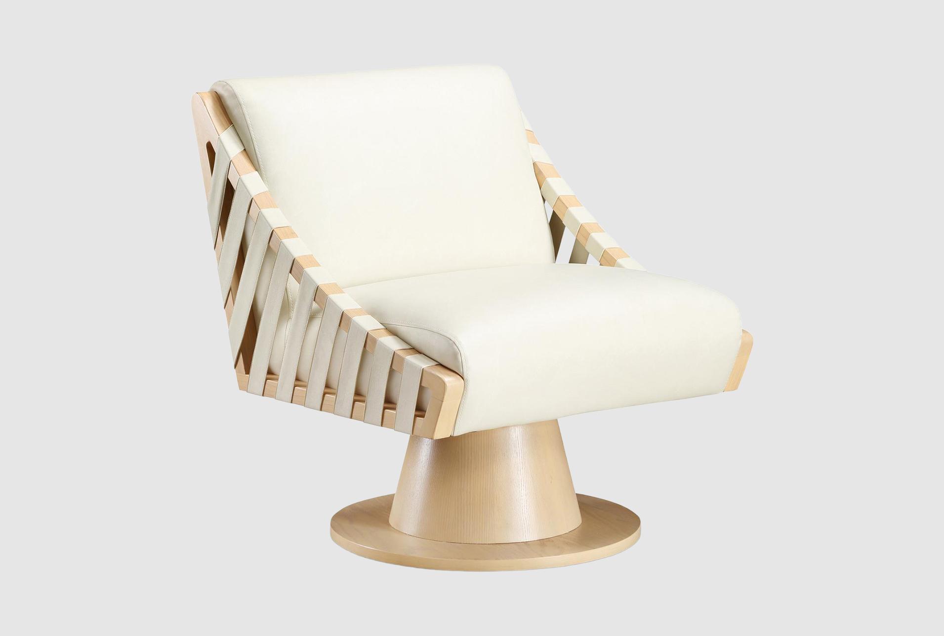 millwin cream white vegan leather swivel accent chair with natural finish | fabric 1 millwin cream white vegan leather swivel accent chair with natural finish | fabric