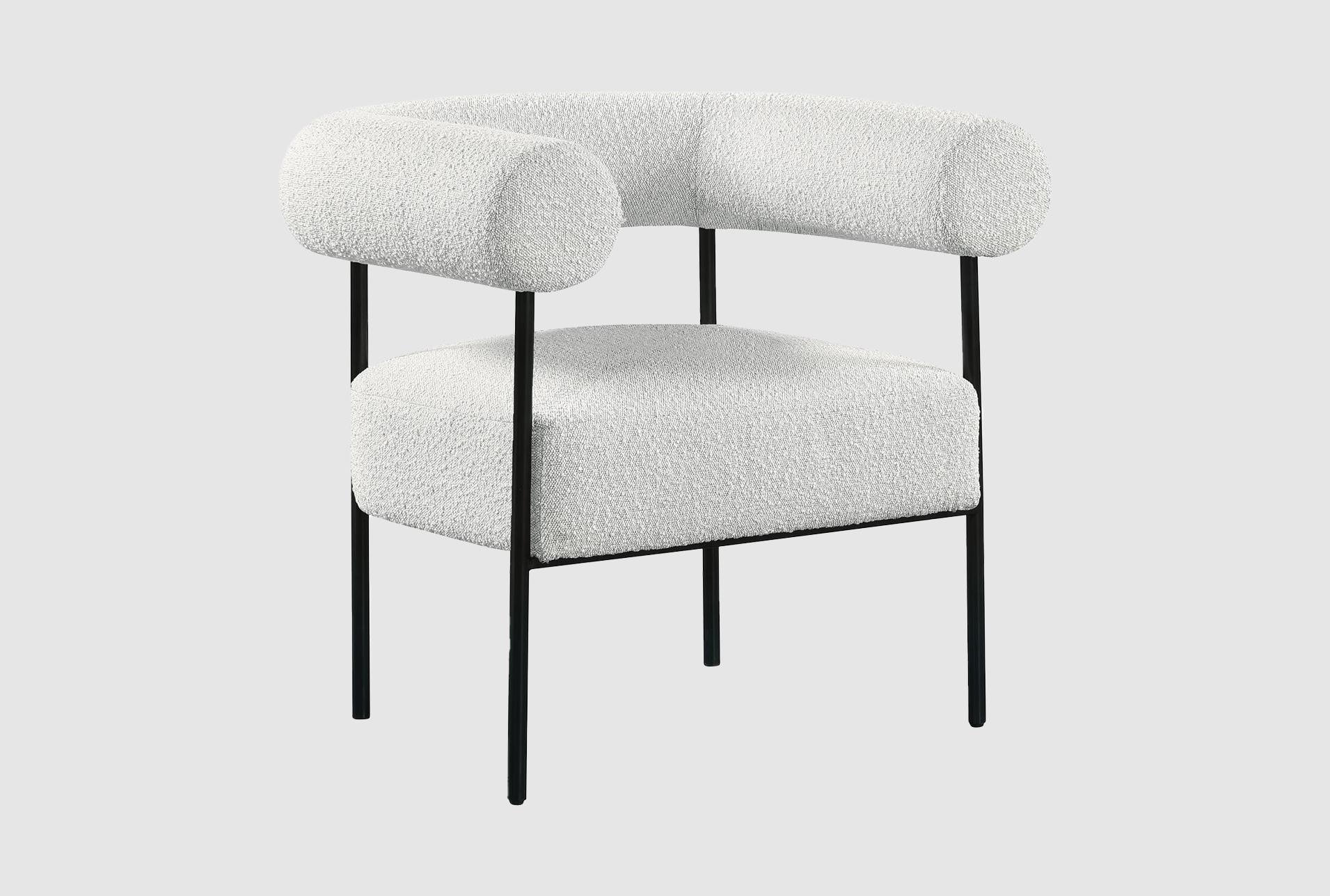 blake cream white boucle fabric accent chair 1 blake cream white boucle fabric accent chair