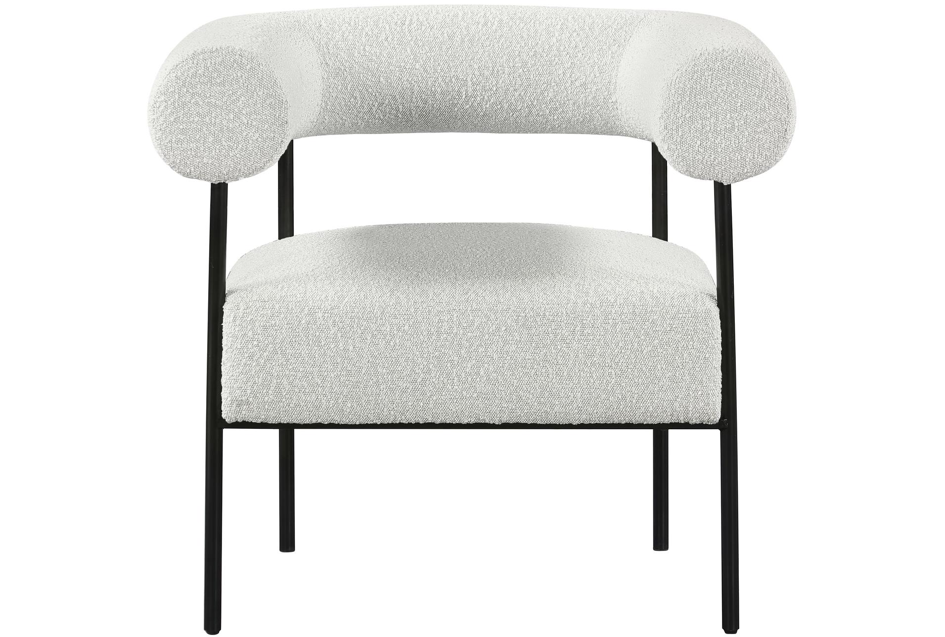 blake cream white boucle fabric accent chair 14 blake cream white boucle fabric accent chair