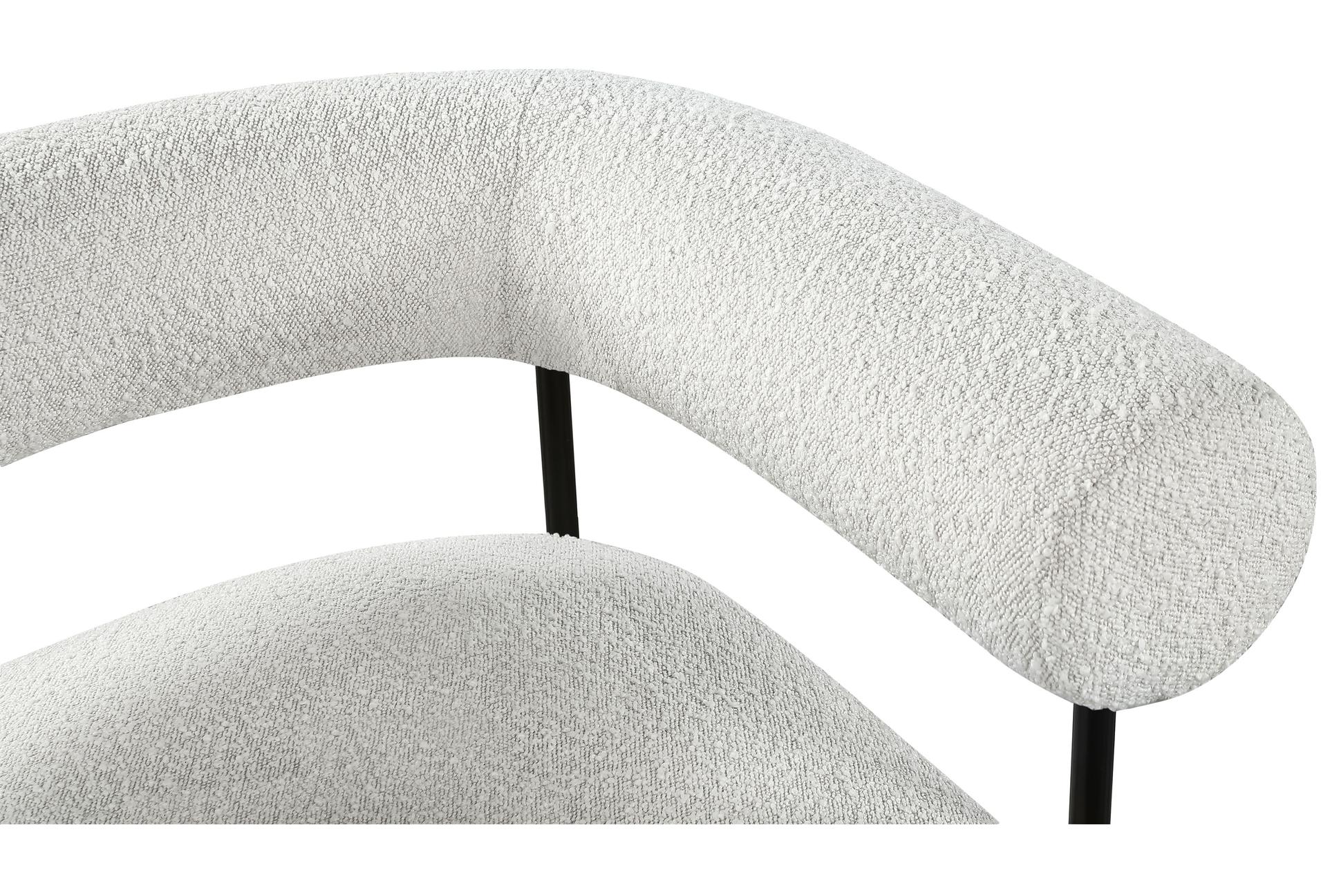 blake cream white boucle fabric accent chair 15 blake cream white boucle fabric accent chair