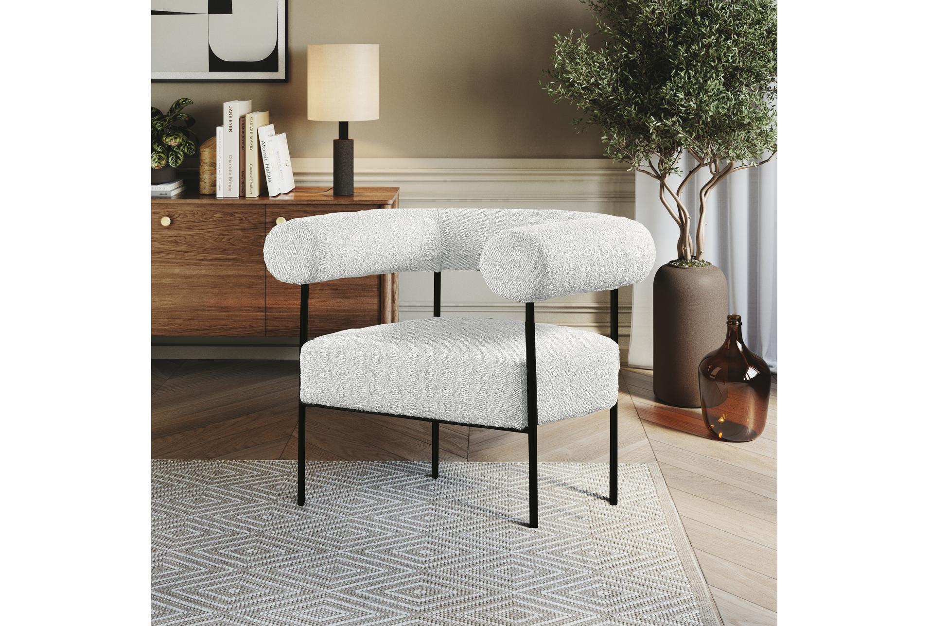 blake cream white boucle fabric accent chair 18 blake cream white boucle fabric accent chair