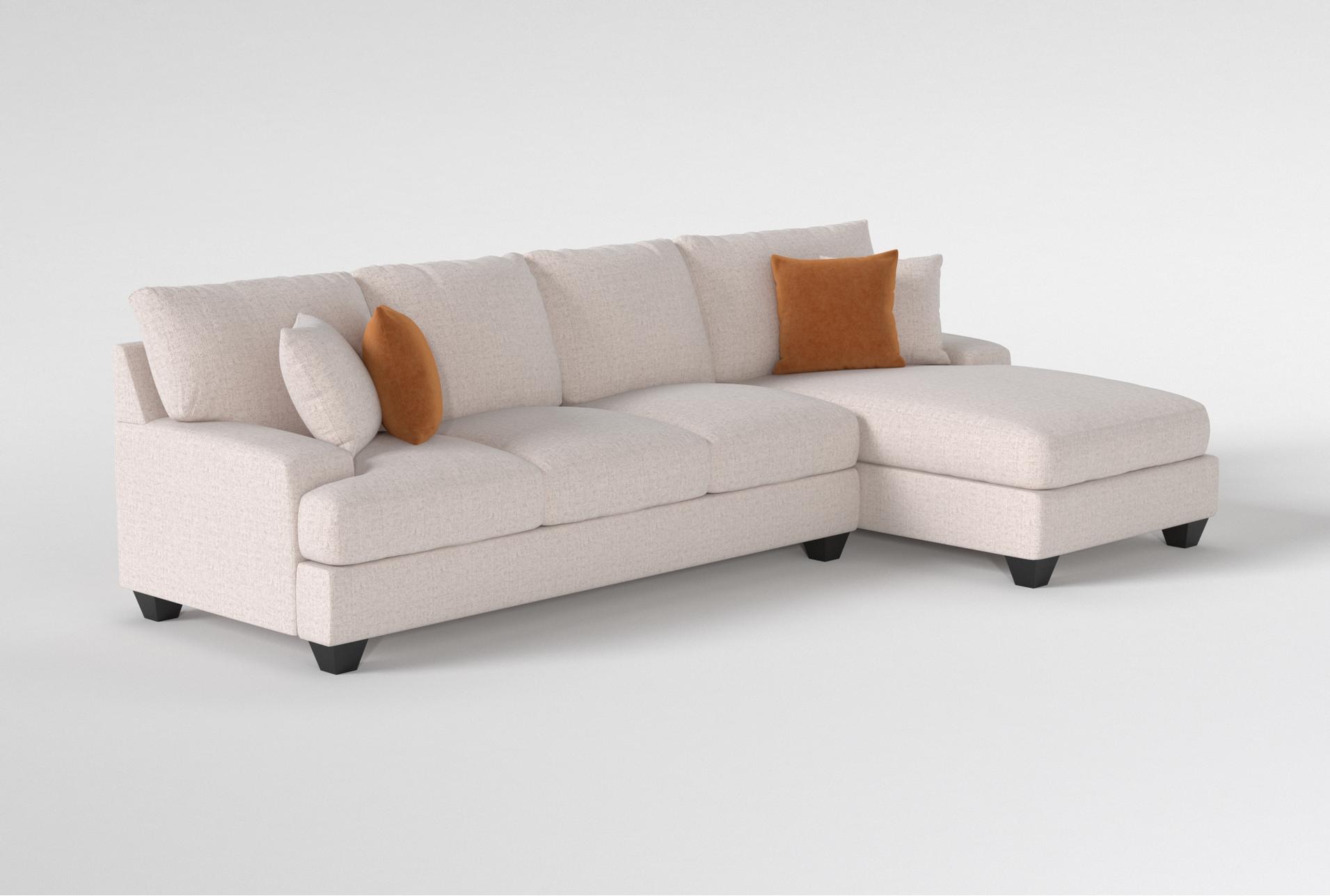 harper foam iv natural performance fabric 2 piece 124" sectional with right arm facing chaise | reversible 1 harper foam iv natural performance fabric 2 piece 124" sectional with right arm facing chaise | reversible