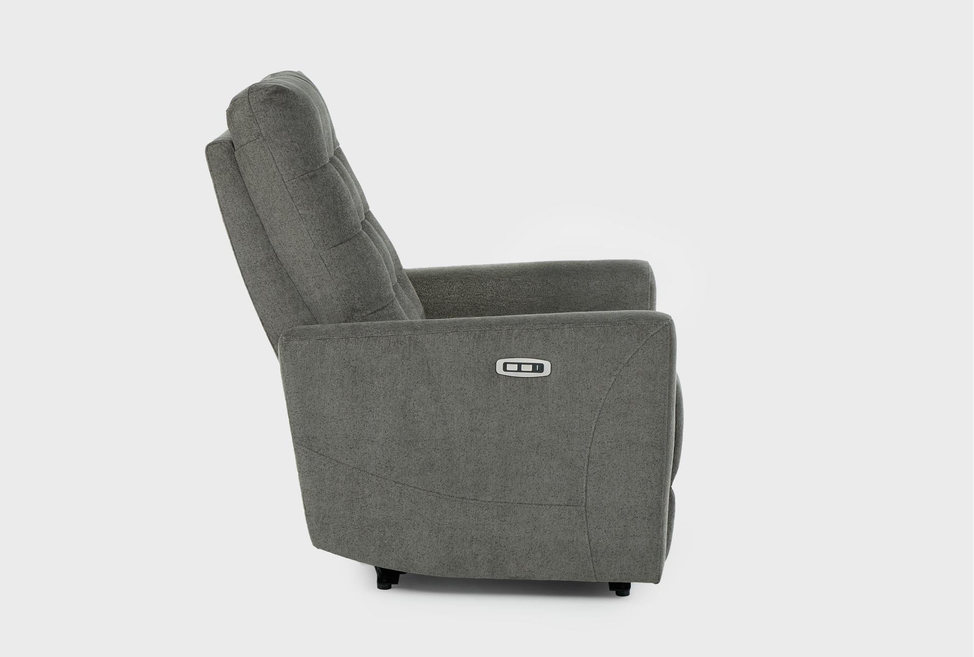 ansel grey fabric 33" power recliner with usb set of 2 15 ansel grey fabric 33" power recliner with usb set of 2