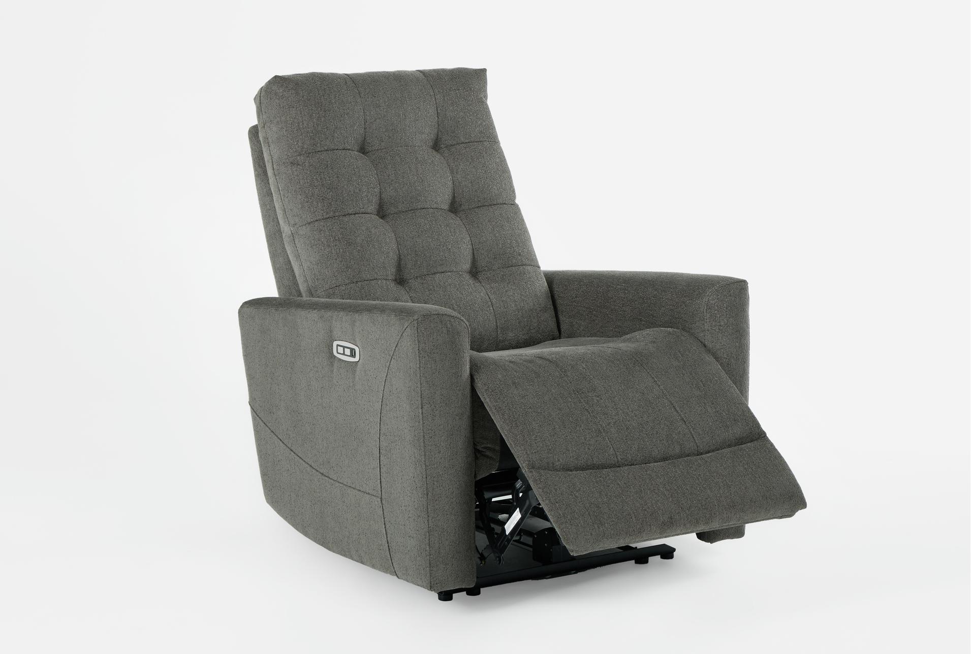 ansel grey fabric 33" power recliner with usb set of 2 16 ansel grey fabric 33" power recliner with usb set of 2