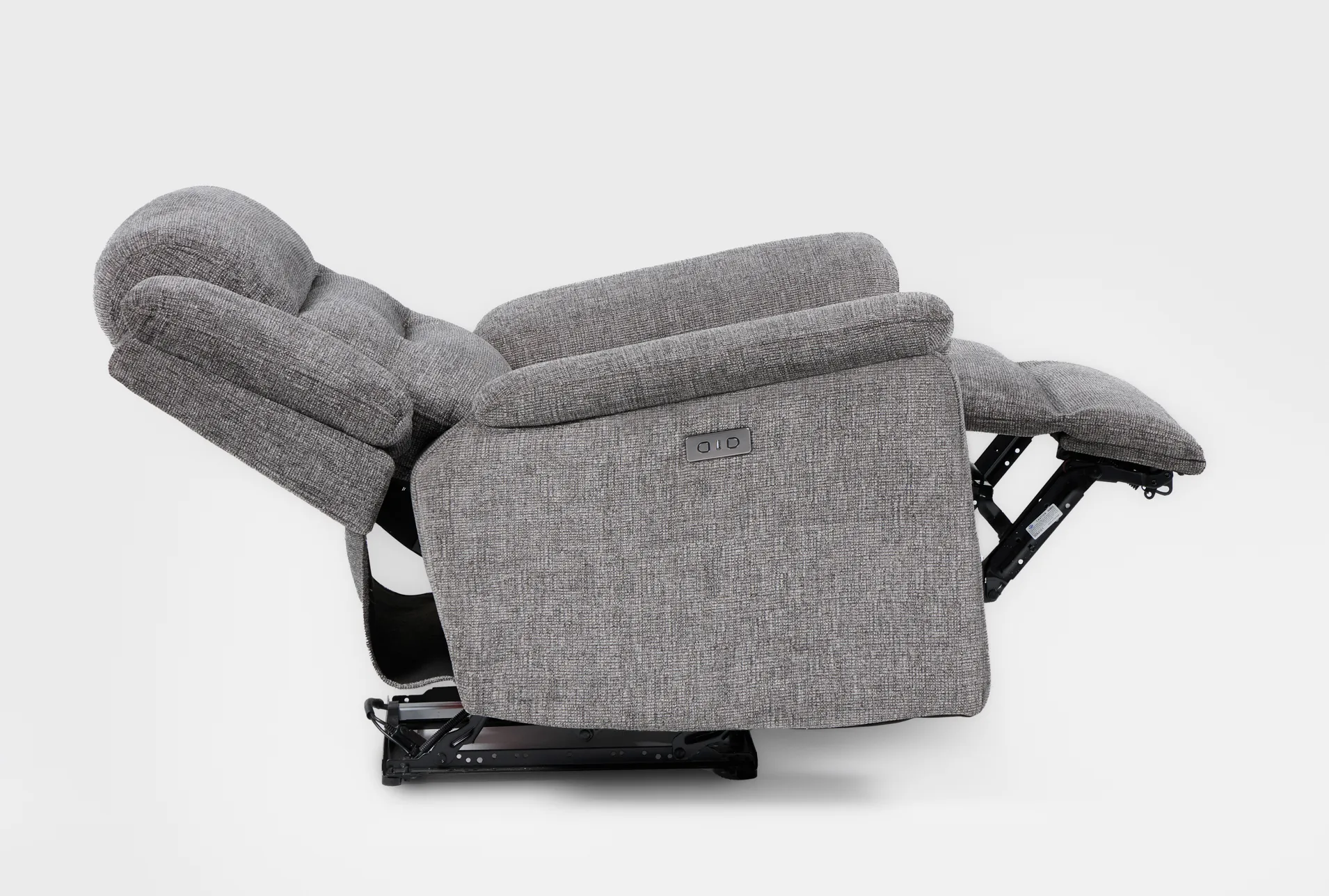 dutton grey fabric 41" power recliner 26 dutton grey fabric 41" power recliner
