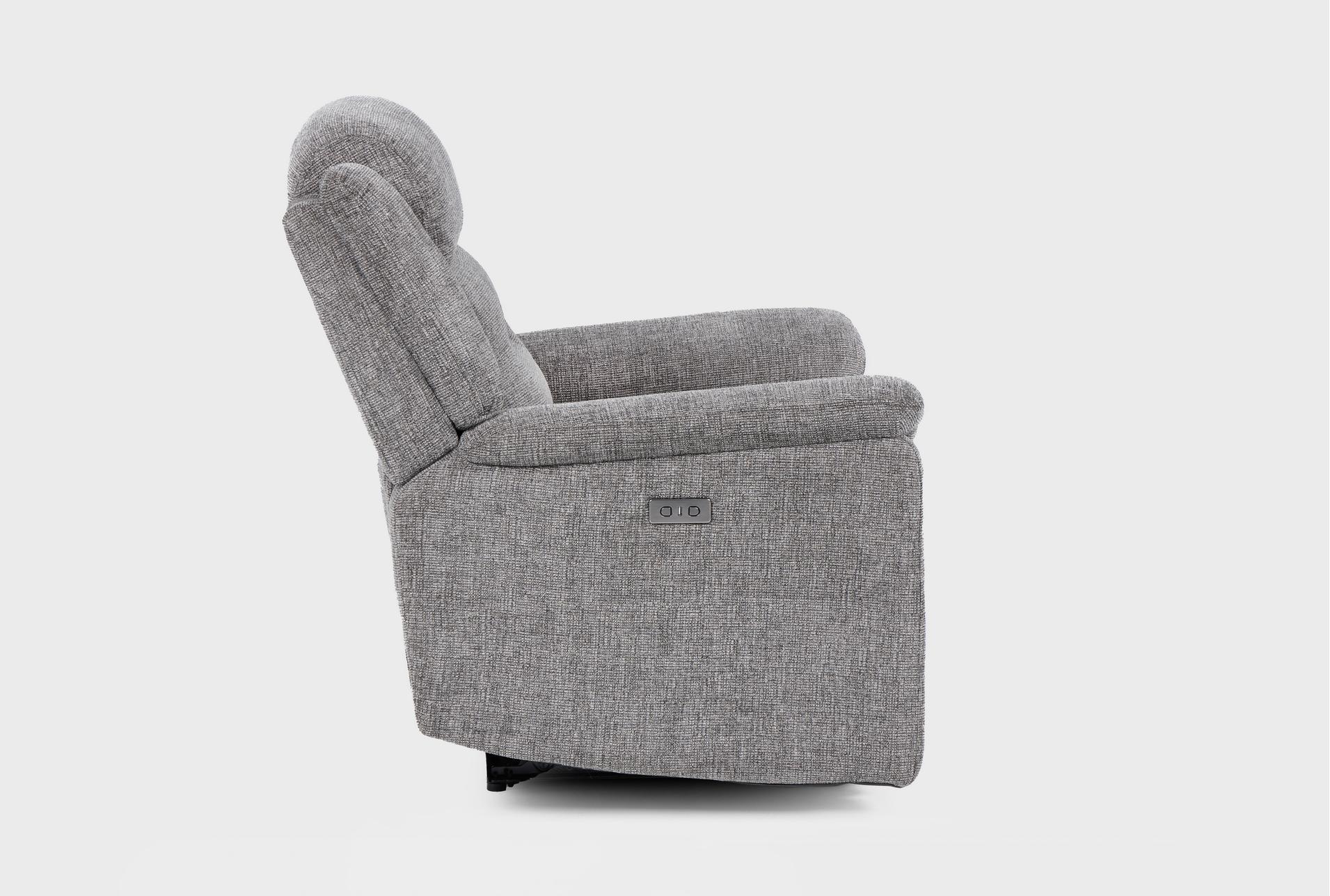 dutton grey fabric 41" power recliner 17 dutton grey fabric 41" power recliner