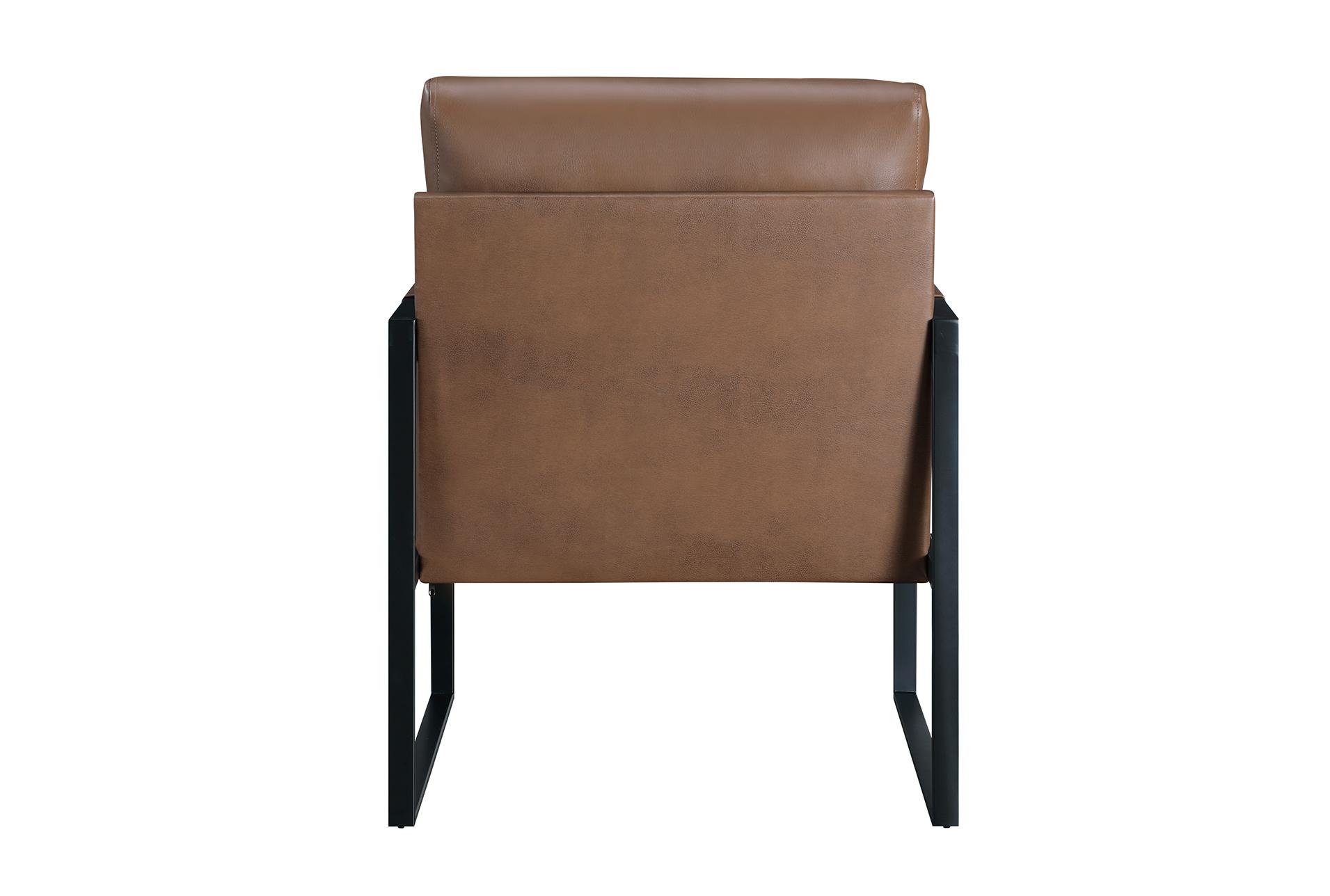 zachary brown 25" faux leather accent chair 16 zachary brown 25" faux leather accent chair