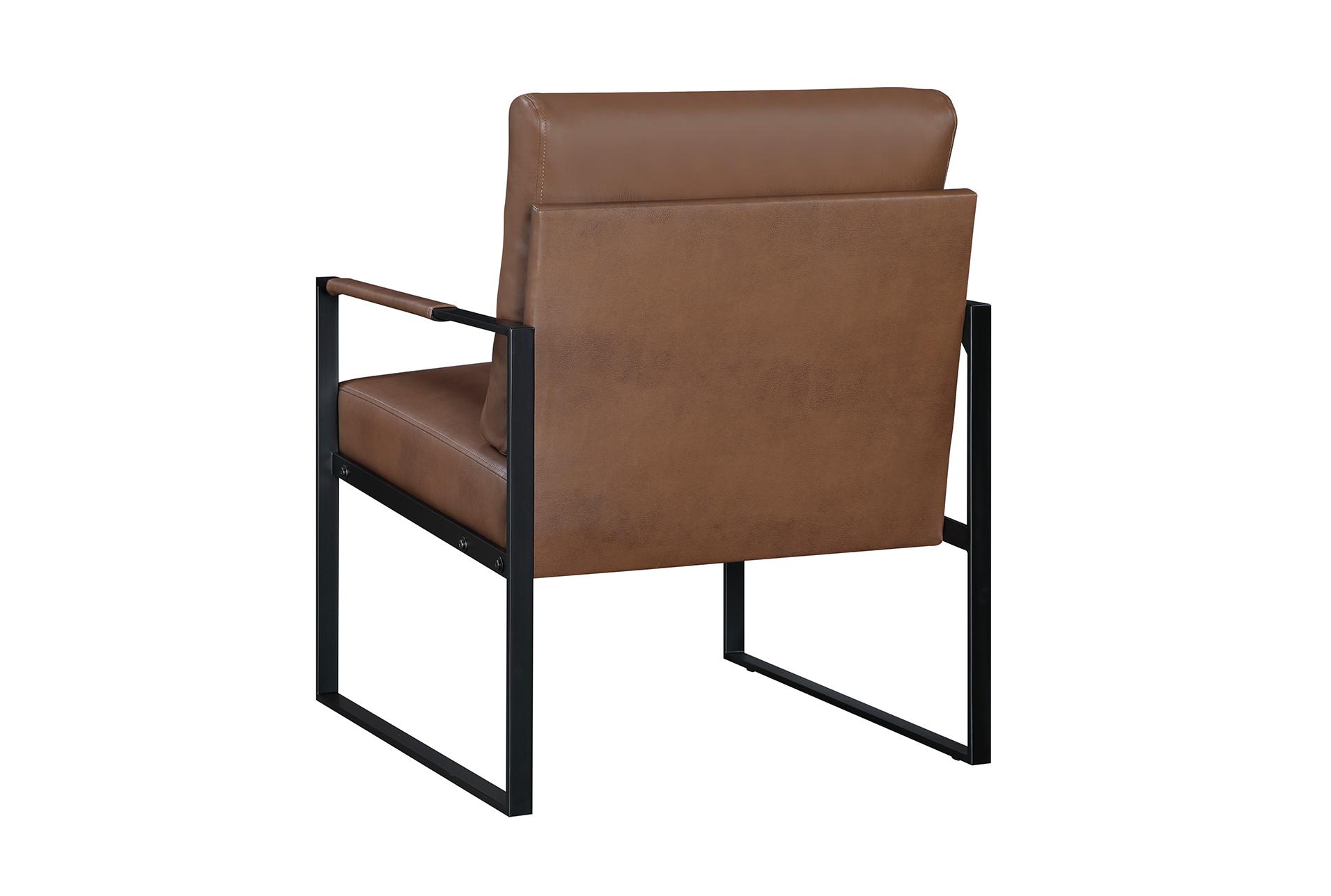 zachary brown 25" faux leather accent chair 17 zachary brown 25" faux leather accent chair