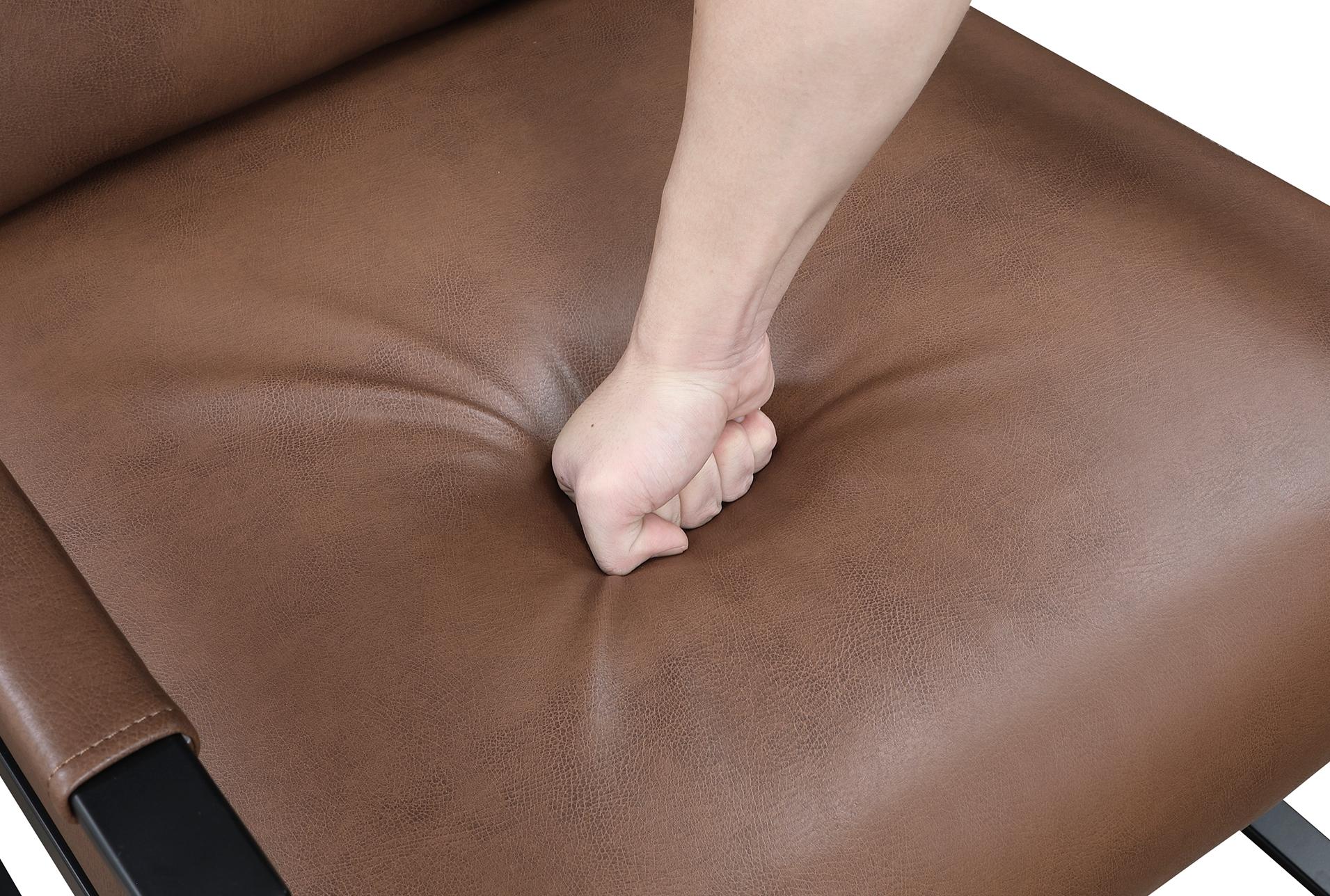 zachary brown 25" faux leather accent chair 19 zachary brown 25" faux leather accent chair