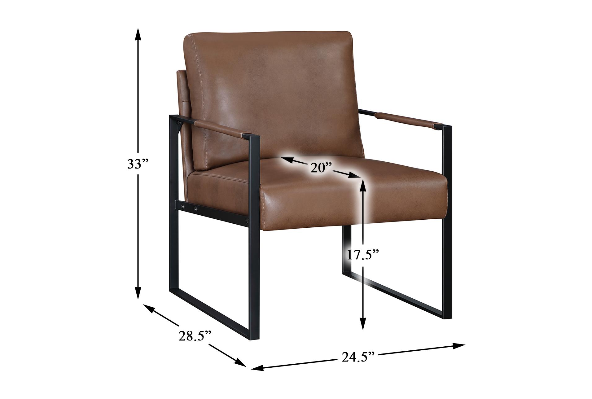 zachary brown 25" faux leather accent chair 20 zachary brown 25" faux leather accent chair