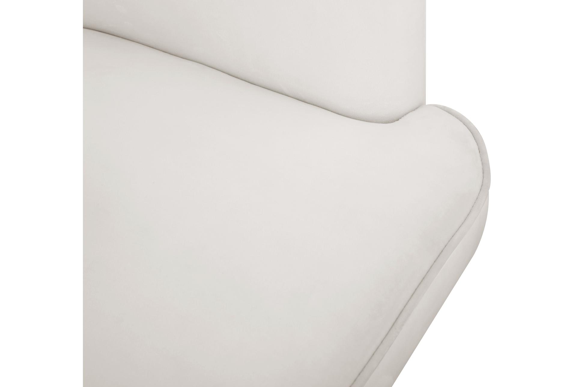 rays white cream velvet accent chair | with arms | fabric 13 rays white cream velvet accent chair | with arms | fabric