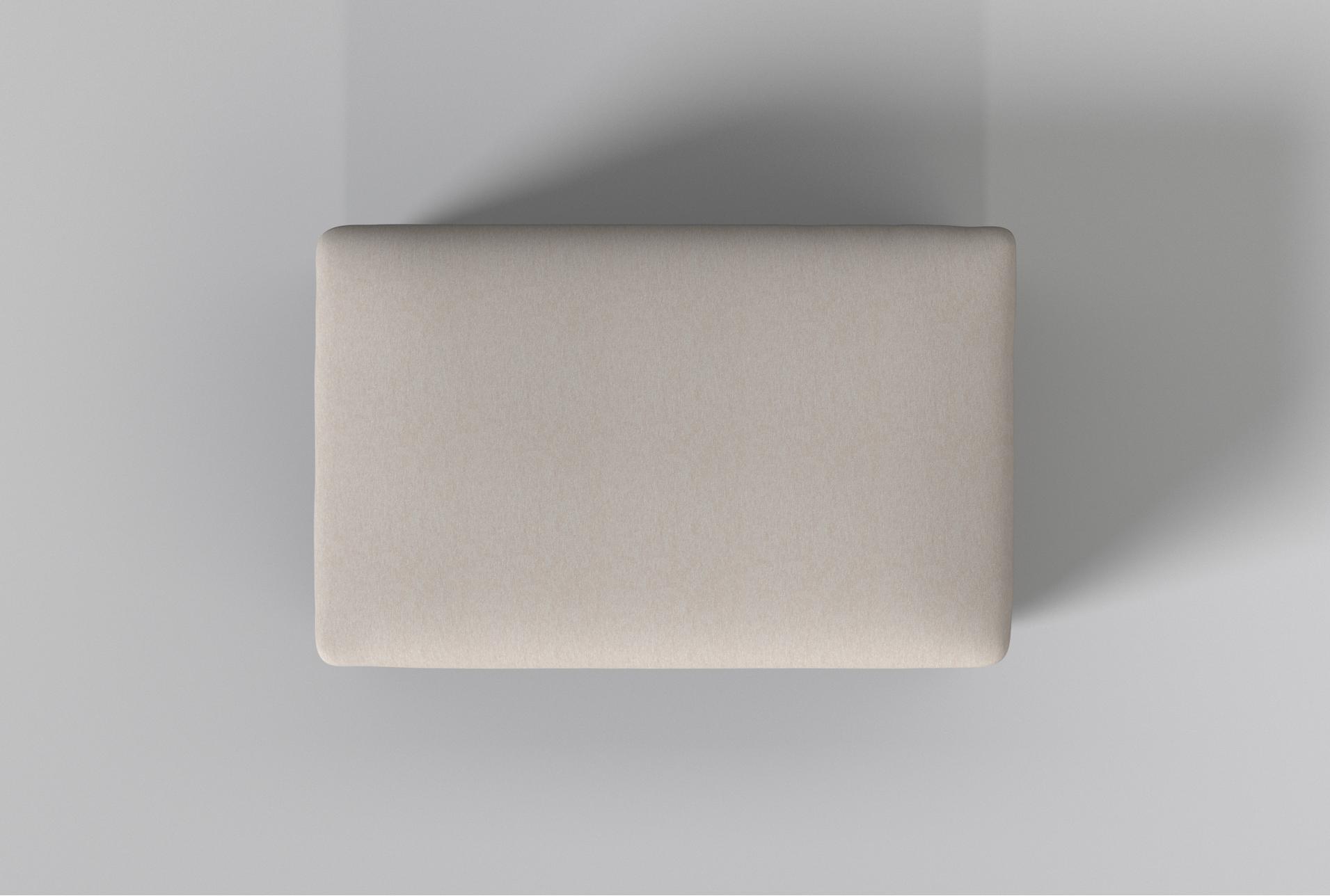 mercer iv 52" fabric sand rectangle ottoman 13 mercer iv 52" fabric sand rectangle ottoman