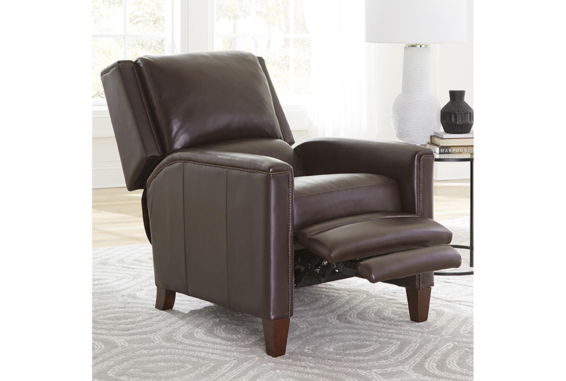 connor espresso manual pushback high leg recliner 8 connor espresso manual pushback high leg recliner