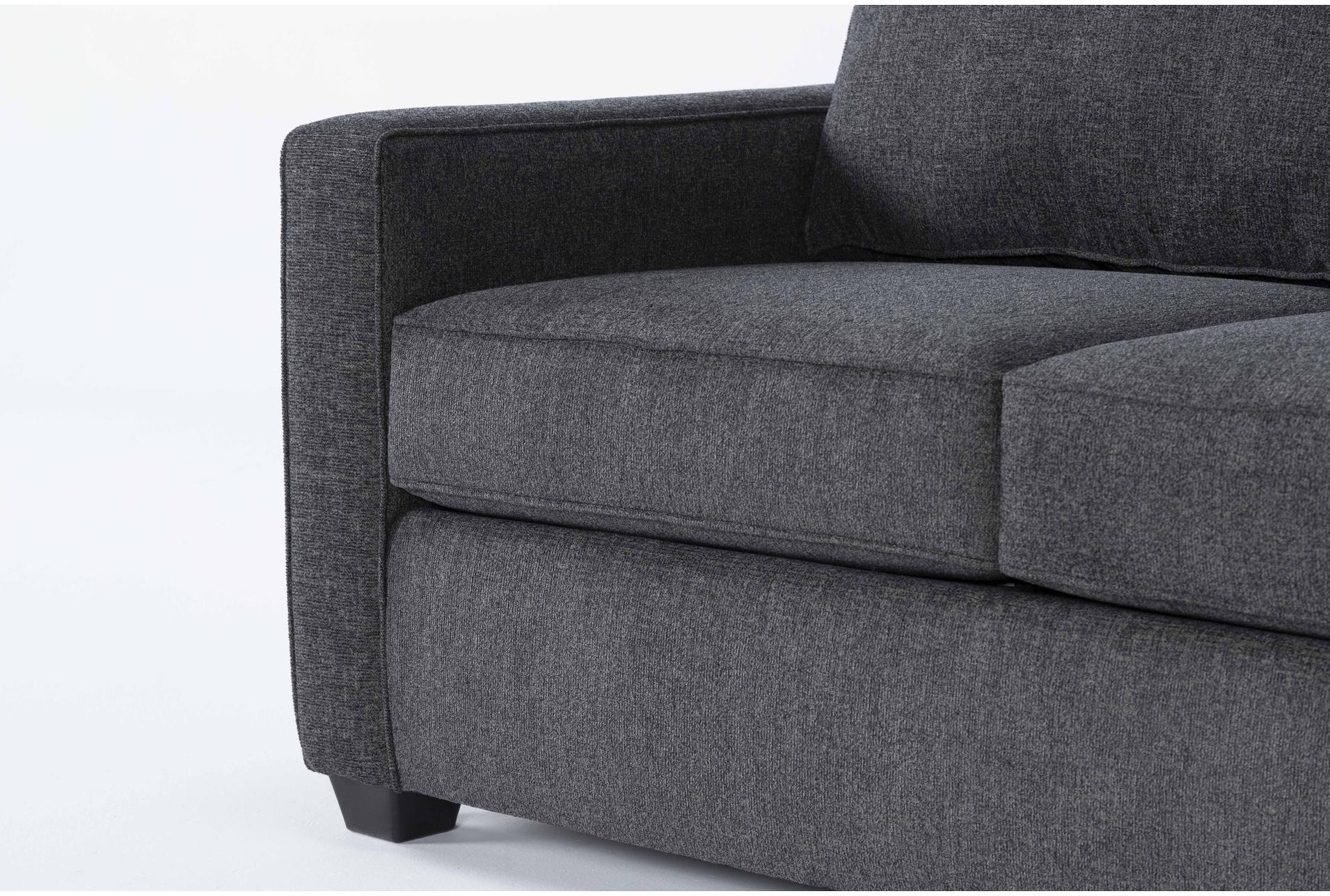 mathers slate grey fabric 125" 2 piece l-shaped sectional with left arm facing queen memory foam sleeper sofa bed | track arms 8 mathers slate grey fabric 125" 2 piece l-shaped sectional with left arm facing queen memory foam sleeper sofa bed | track arms