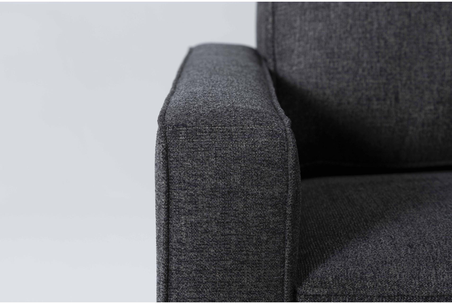 mathers slate grey fabric 125" 2 piece l-shaped sectional with left arm facing queen memory foam sleeper sofa bed | track arms 11 mathers slate grey fabric 125" 2 piece l-shaped sectional with left arm facing queen memory foam sleeper sofa bed | track arms