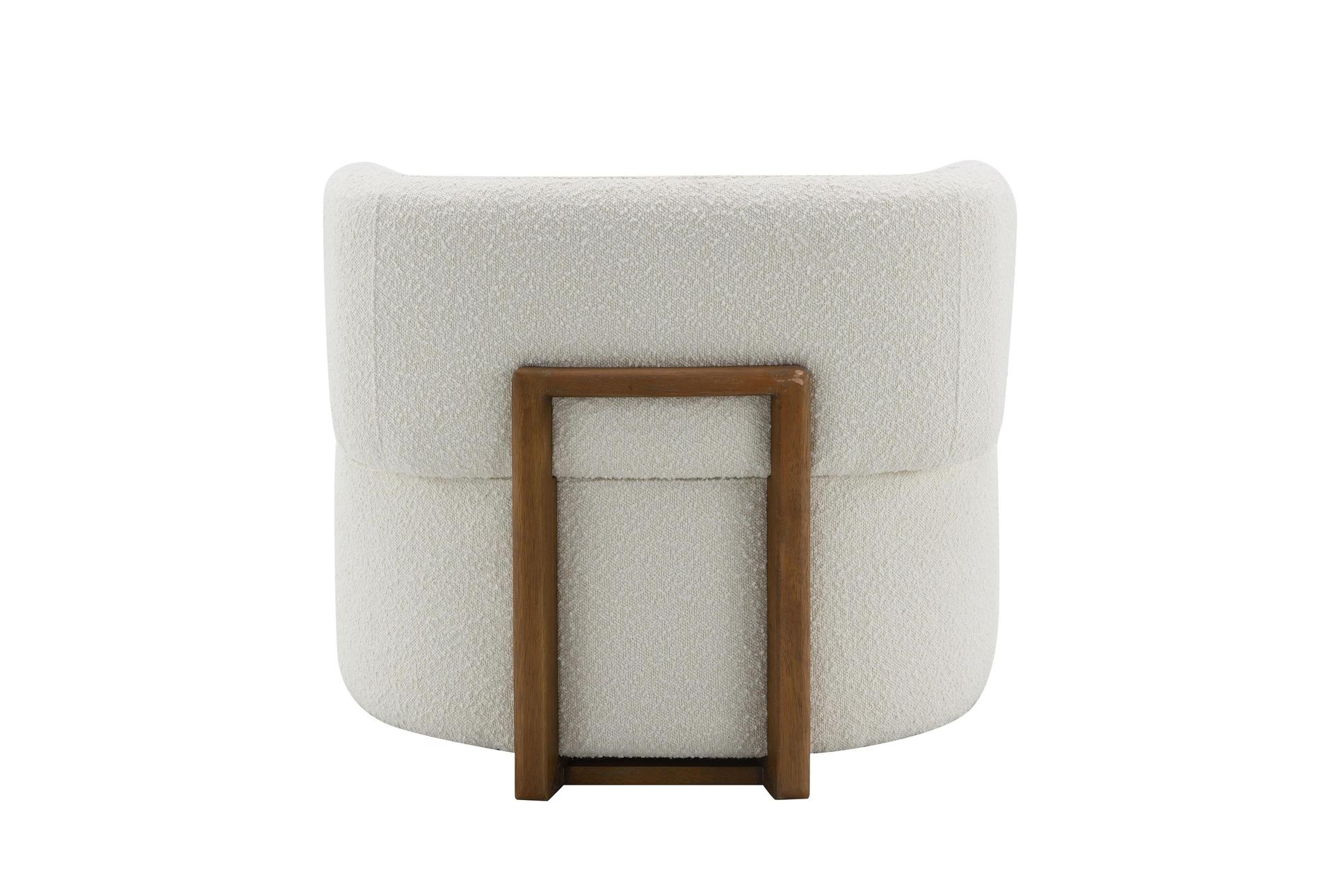 dharius beige boucle accent chair with pillow 16 dharius beige boucle accent chair with pillow