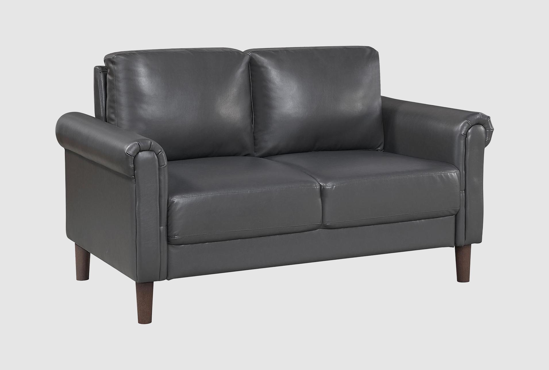 bronagh dark grey loveseat 1 bronagh dark grey loveseat