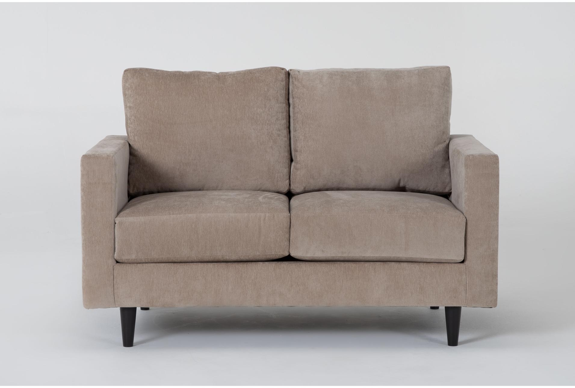 bradley khaki beige fabric modern loveseat 1 bradley khaki beige fabric modern loveseat