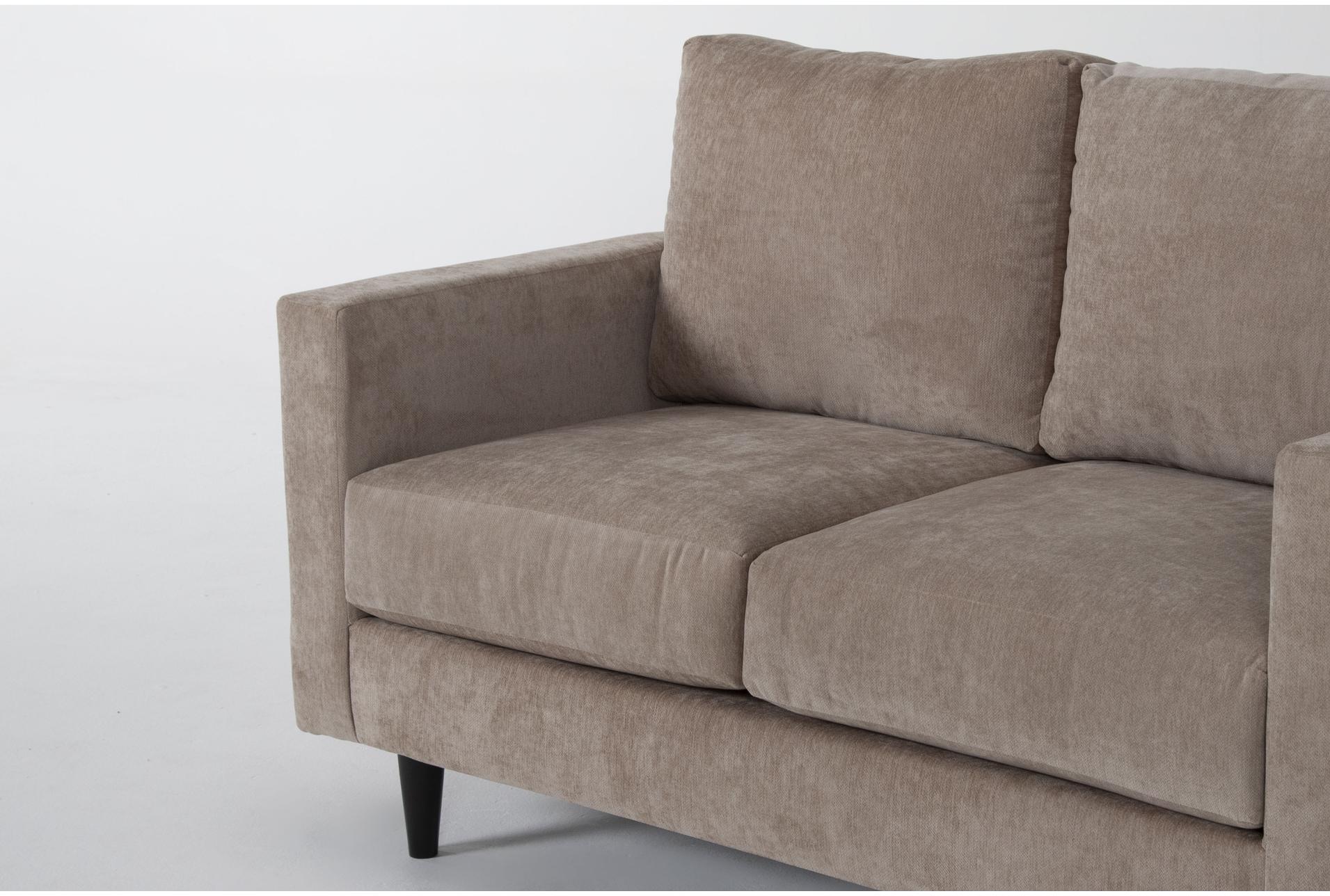 bradley khaki beige fabric modern loveseat 8 bradley khaki beige fabric modern loveseat
