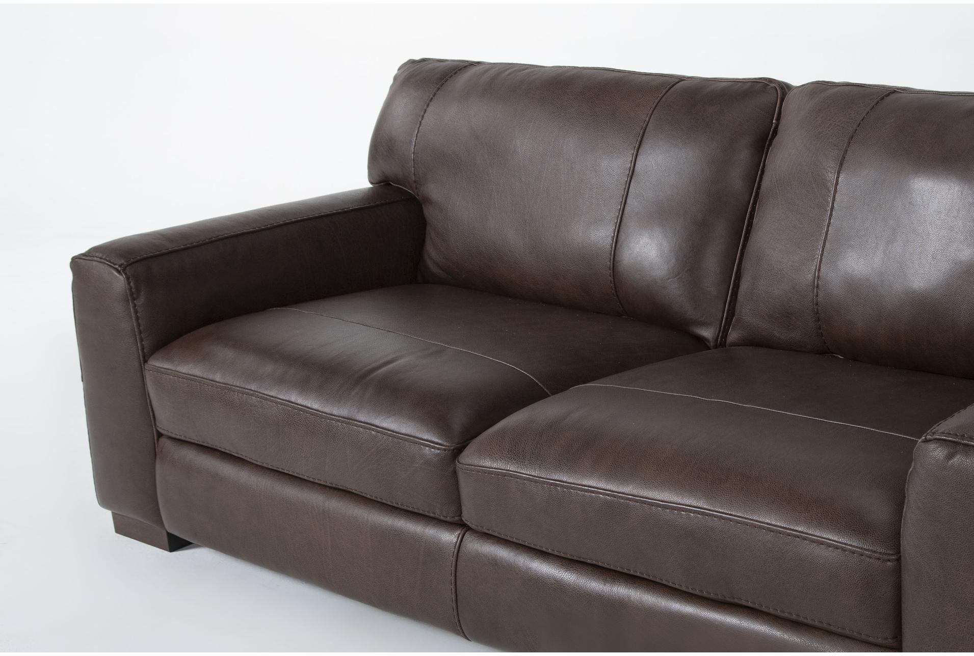 benjamin brown 100% top grain italian leather 2 piece sofa & arm chair set 7 benjamin brown 100% top grain italian leather 2 piece sofa & arm chair set