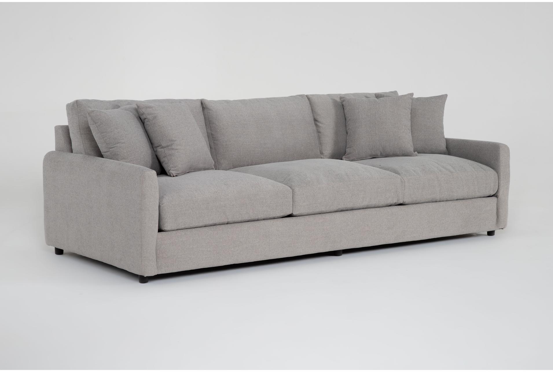 lars 104" grey fabric sofa 8 lars 104" grey fabric sofa