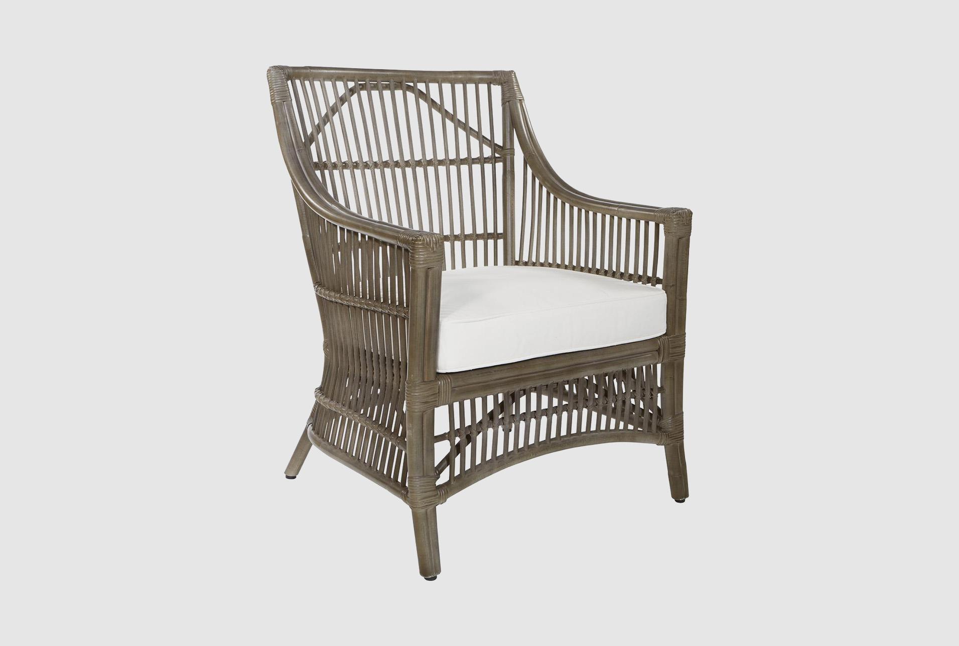 maui cream white fabric arm chair with grey washed rattan frame | high performance fabric | solid | with arms | armchair 1 maui cream white fabric arm chair with grey washed rattan frame | high performance fabric | solid | with arms | armchair