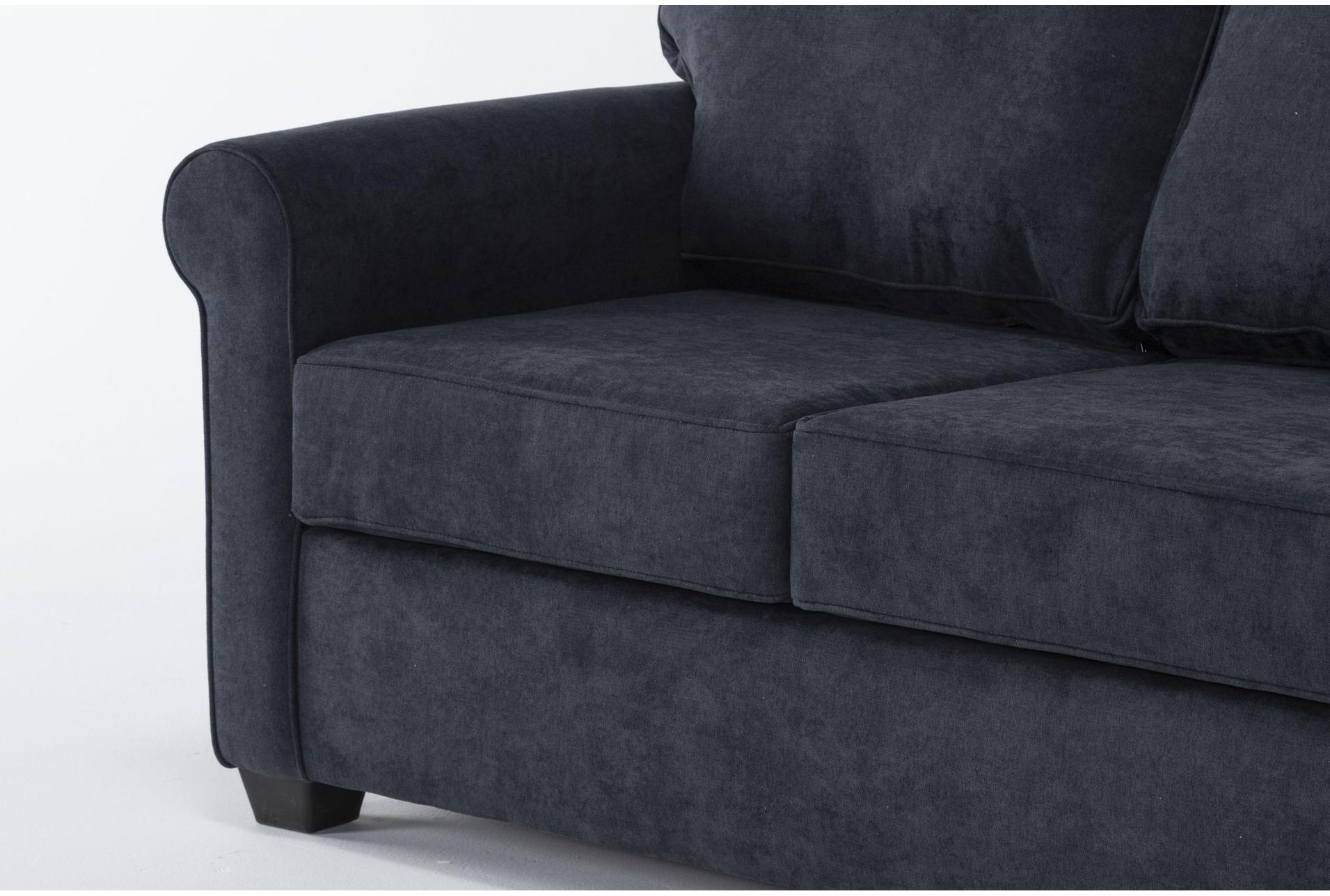 athos midnight blue fabric sofa/twin memory foam arm chair sleeper/storage ottoman set 12 athos midnight blue fabric sofa/twin memory foam arm chair sleeper/storage ottoman set