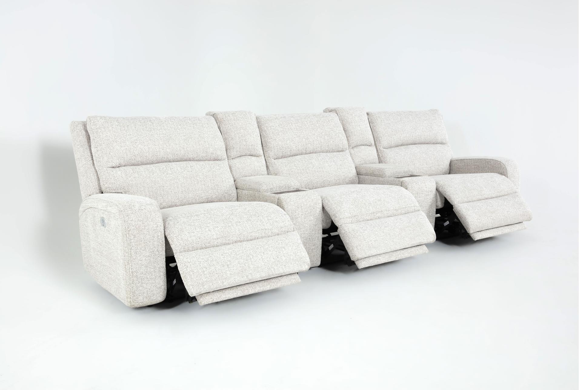 brooks grey 5 piece power zero gravity modular reclining theater sectional | adjustable headrests | left facing 12 brooks grey 5 piece power zero gravity modular reclining theater sectional | adjustable headrests | left facing