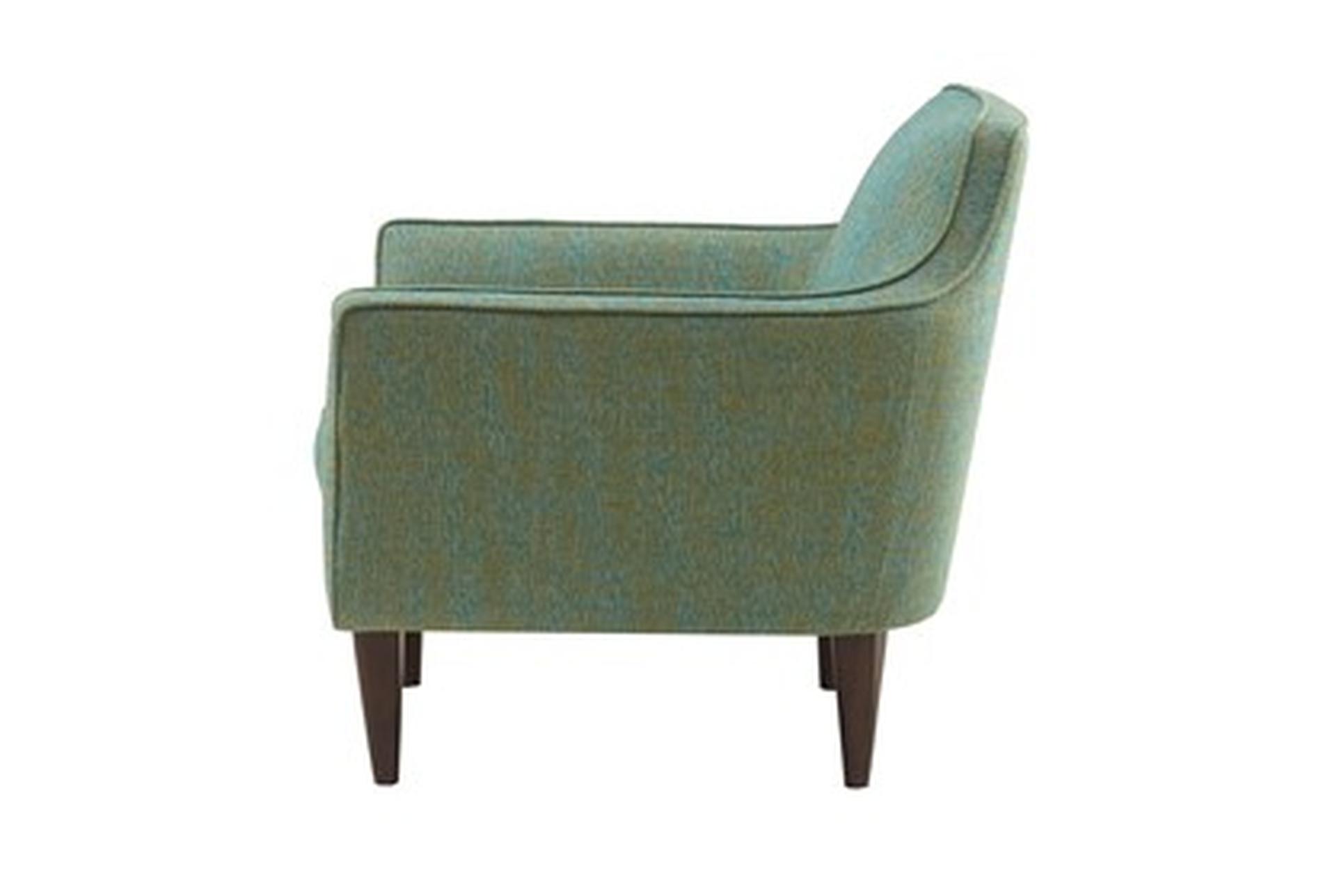 cruz blue green mid century fabric arm chair 7 cruz blue green mid century fabric arm chair