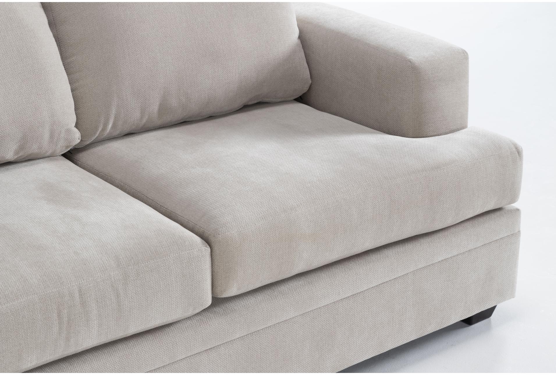 bonaterra sand beige fabric 127" 2 piece l-shaped sectional with left arm facing sofa & storage ottoman 6 bonaterra sand beige fabric 127" 2 piece l-shaped sectional with left arm facing sofa & storage ottoman