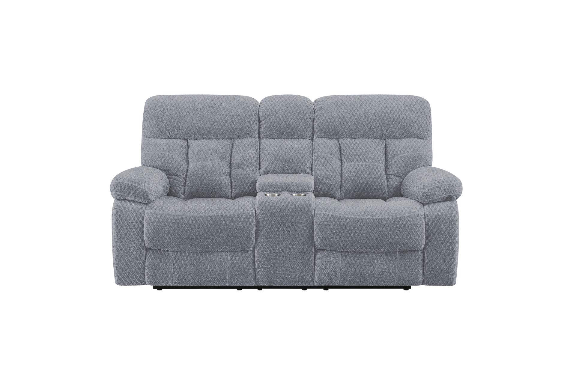 bravo stone polyester 78" manual reclining console loveseat adjustable headrest cup holders | fabric 9 bravo stone polyester 78" manual reclining console loveseat adjustable headrest cup holders | fabric