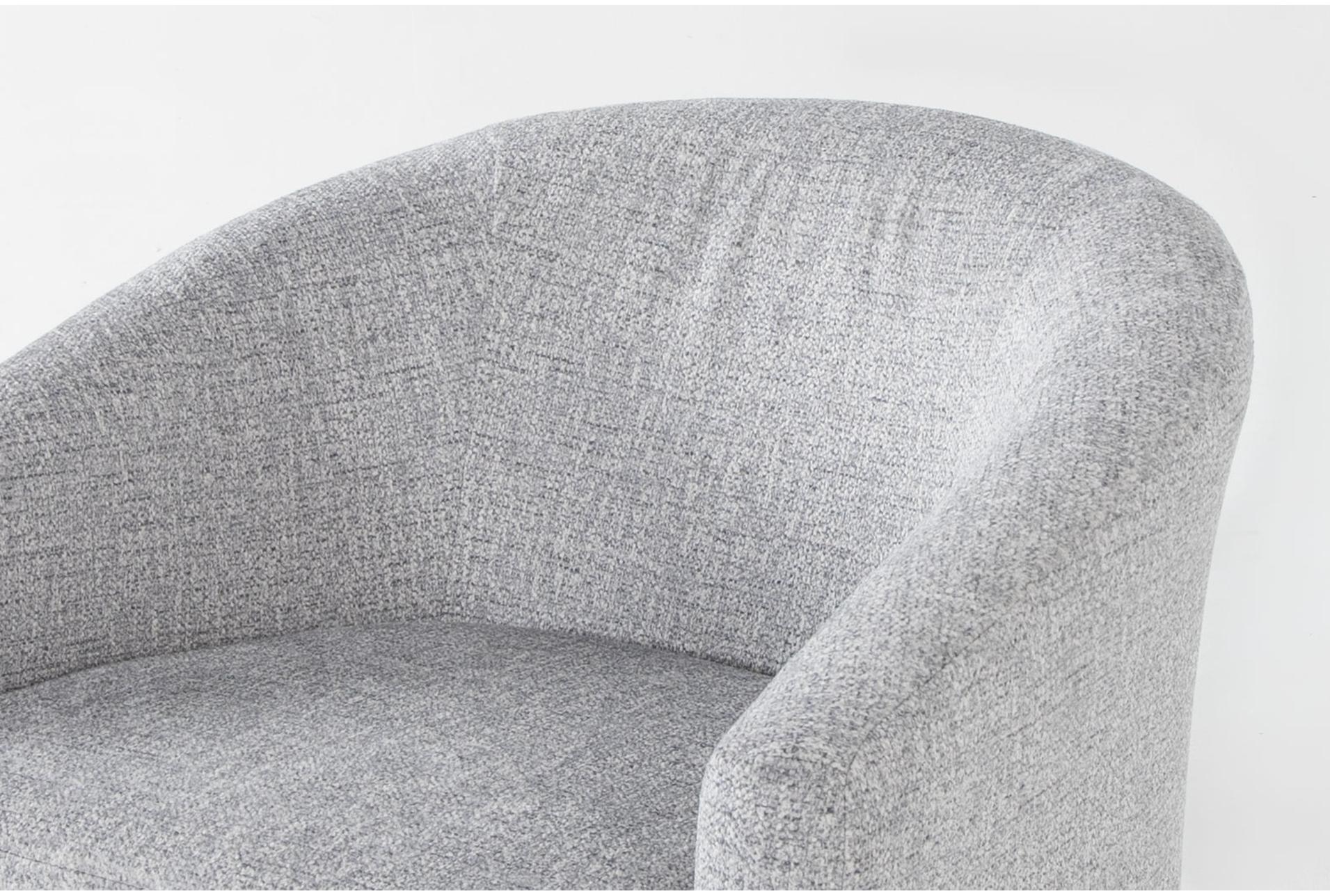 carlisle grey chenille fabric swivel barrel arm chair with espresso finish | made in the usa | with arms | curved 10 carlisle grey chenille fabric swivel barrel arm chair with espresso finish | made in the usa | with arms | curved