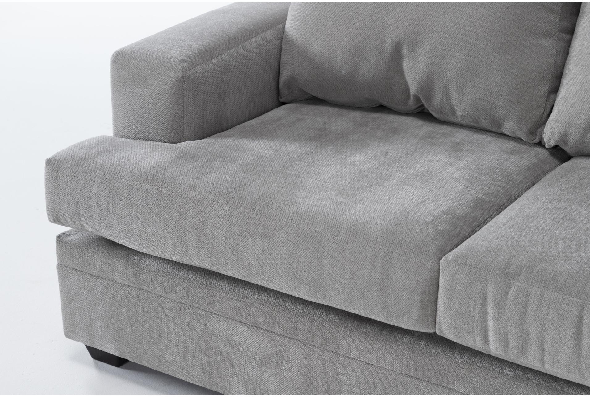bonaterra dove grey fabric 127" 2 piece u-shaped sectional with right arm facing sofa chaise & storage ottoman 8 bonaterra dove grey fabric 127" 2 piece u-shaped sectional with right arm facing sofa chaise & storage ottoman