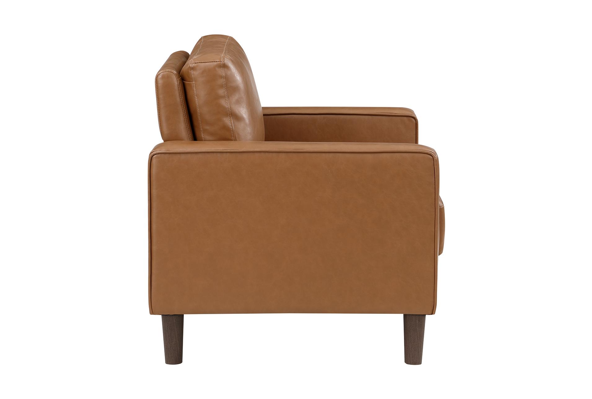 mendon brown 33" faux leather arm chair | club | polyurethane | solid | with arms 10 mendon brown 33" faux leather arm chair | club | polyurethane | solid | with arms