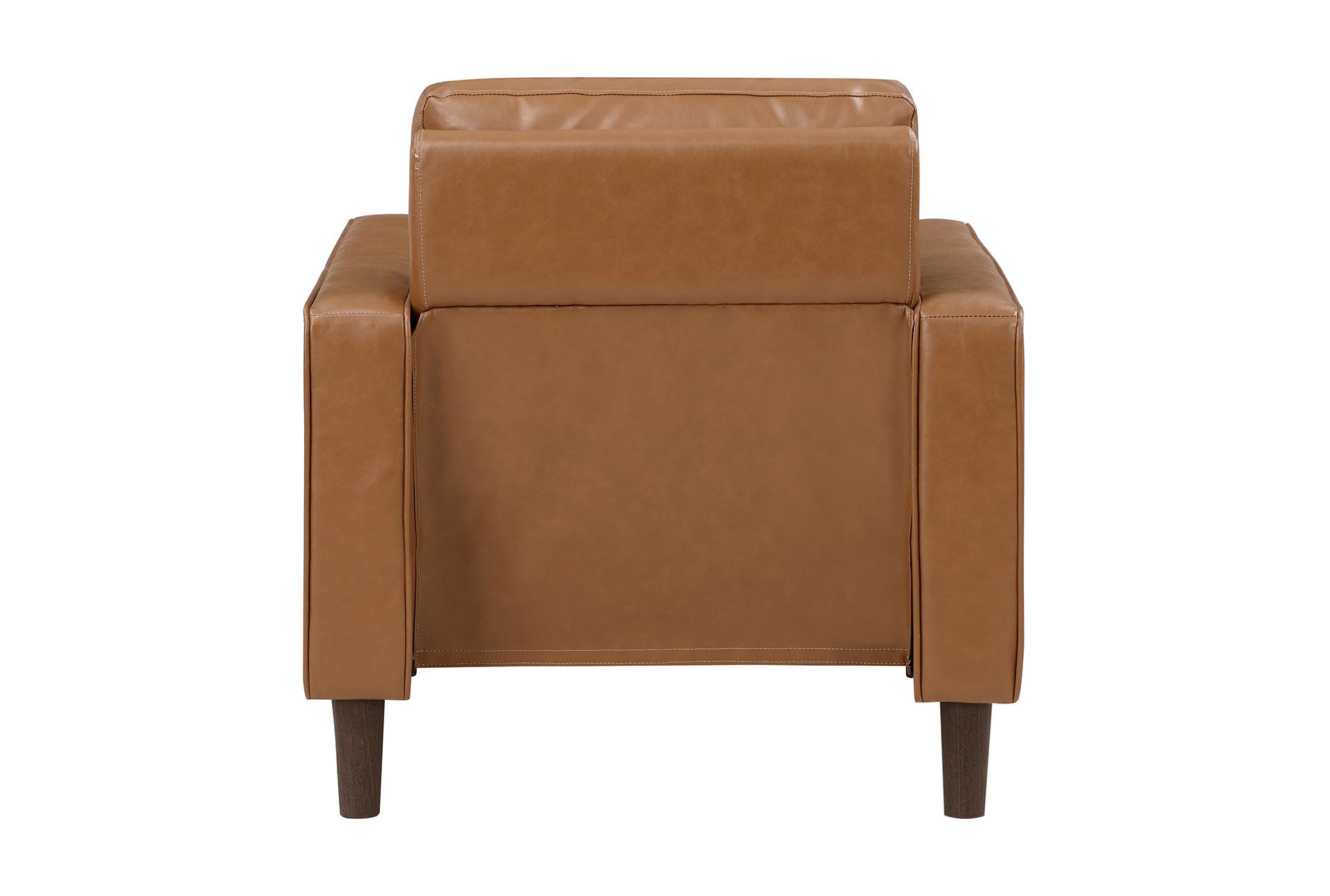 mendon brown 33" faux leather arm chair | club | polyurethane | solid | with arms 13 mendon brown 33" faux leather arm chair | club | polyurethane | solid | with arms