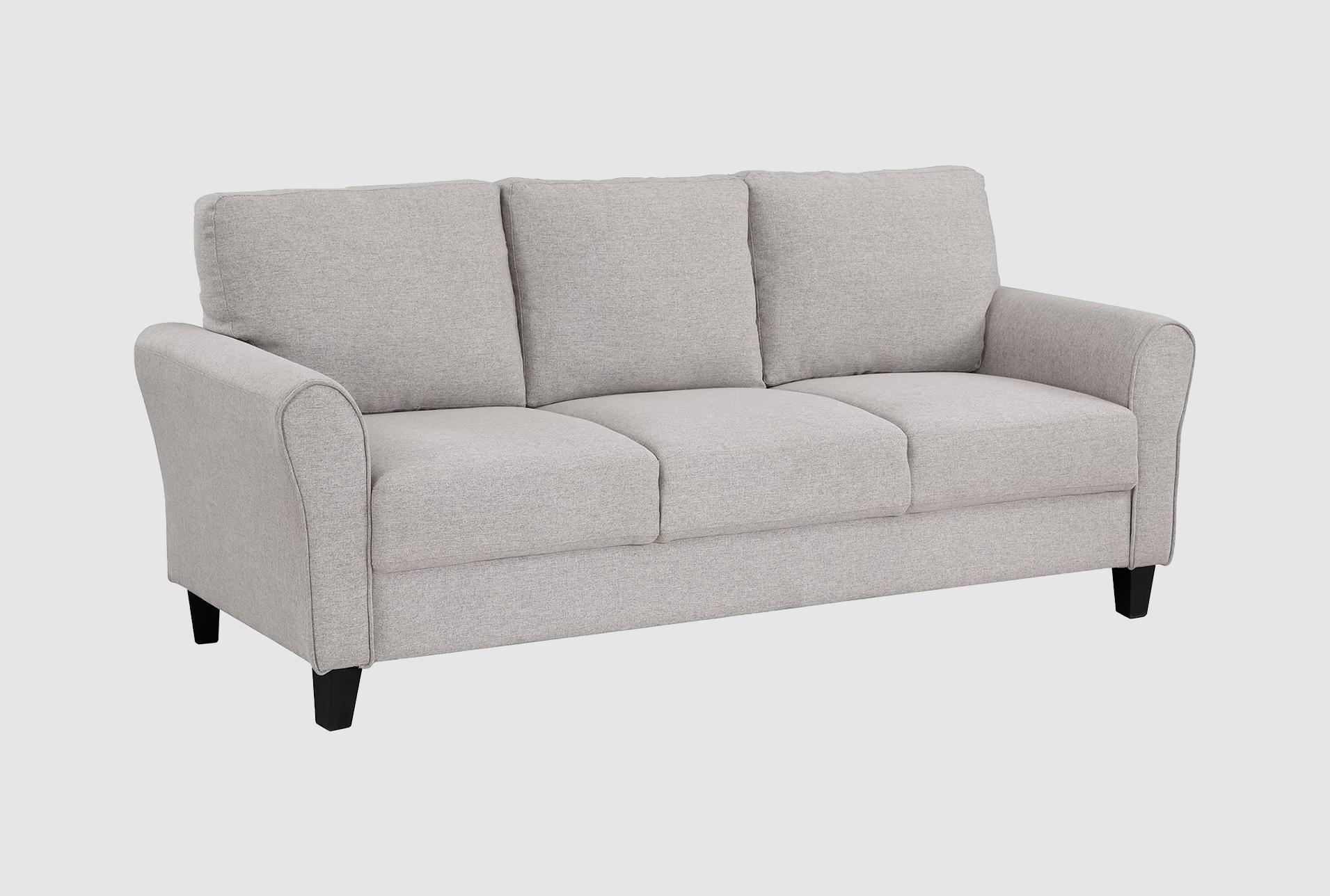 talon beige sand fabric 80" sofa 1 talon beige sand fabric 80" sofa