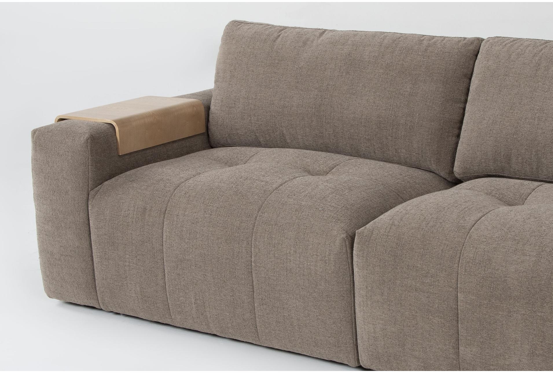 amallo mocha brown fabric 5 piece modular l-shaped sectional ottoman & chair set 7 amallo mocha brown fabric 5 piece modular l-shaped sectional ottoman & chair set