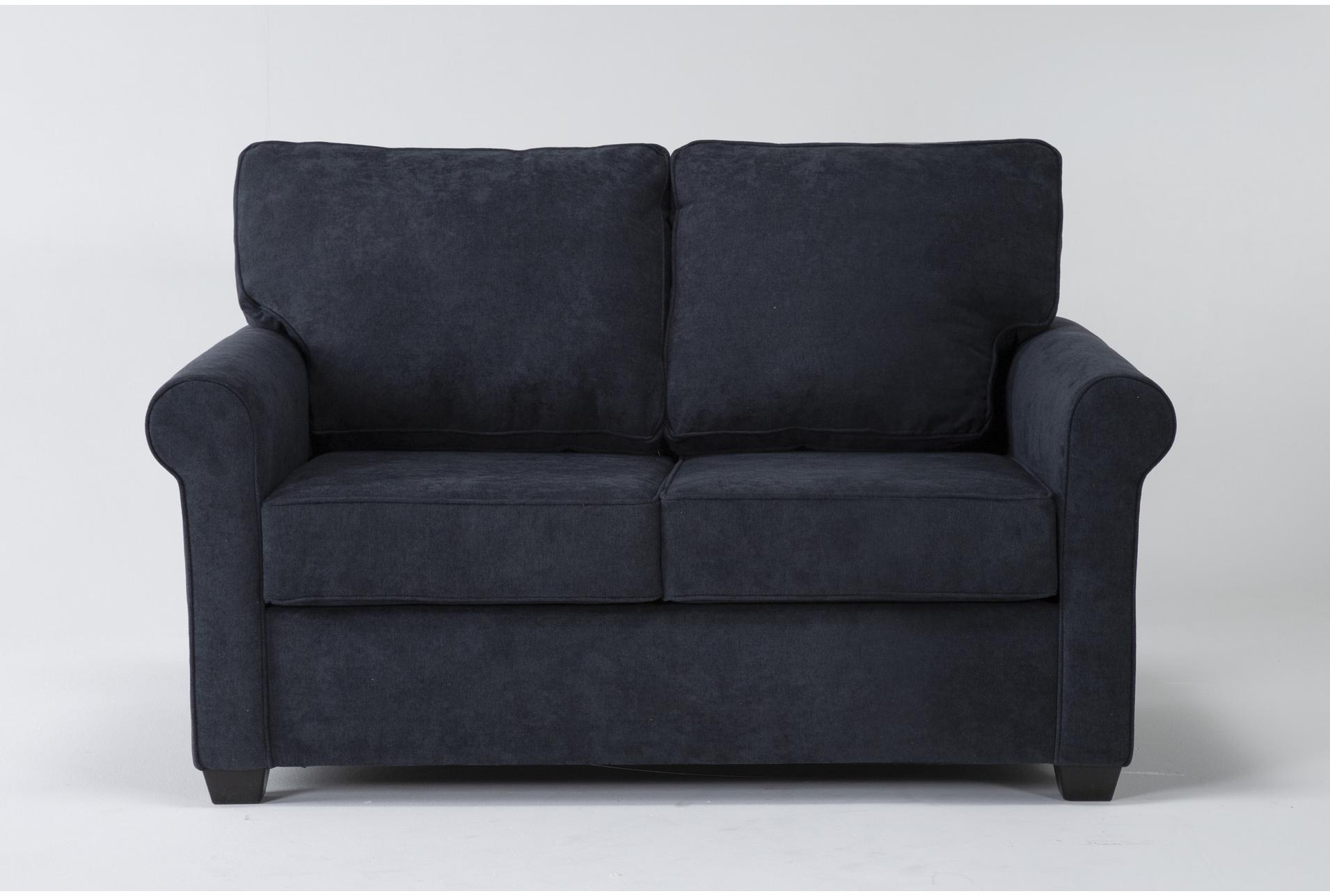 athos midnight navy blue fabric loveseat 1 athos midnight navy blue fabric loveseat