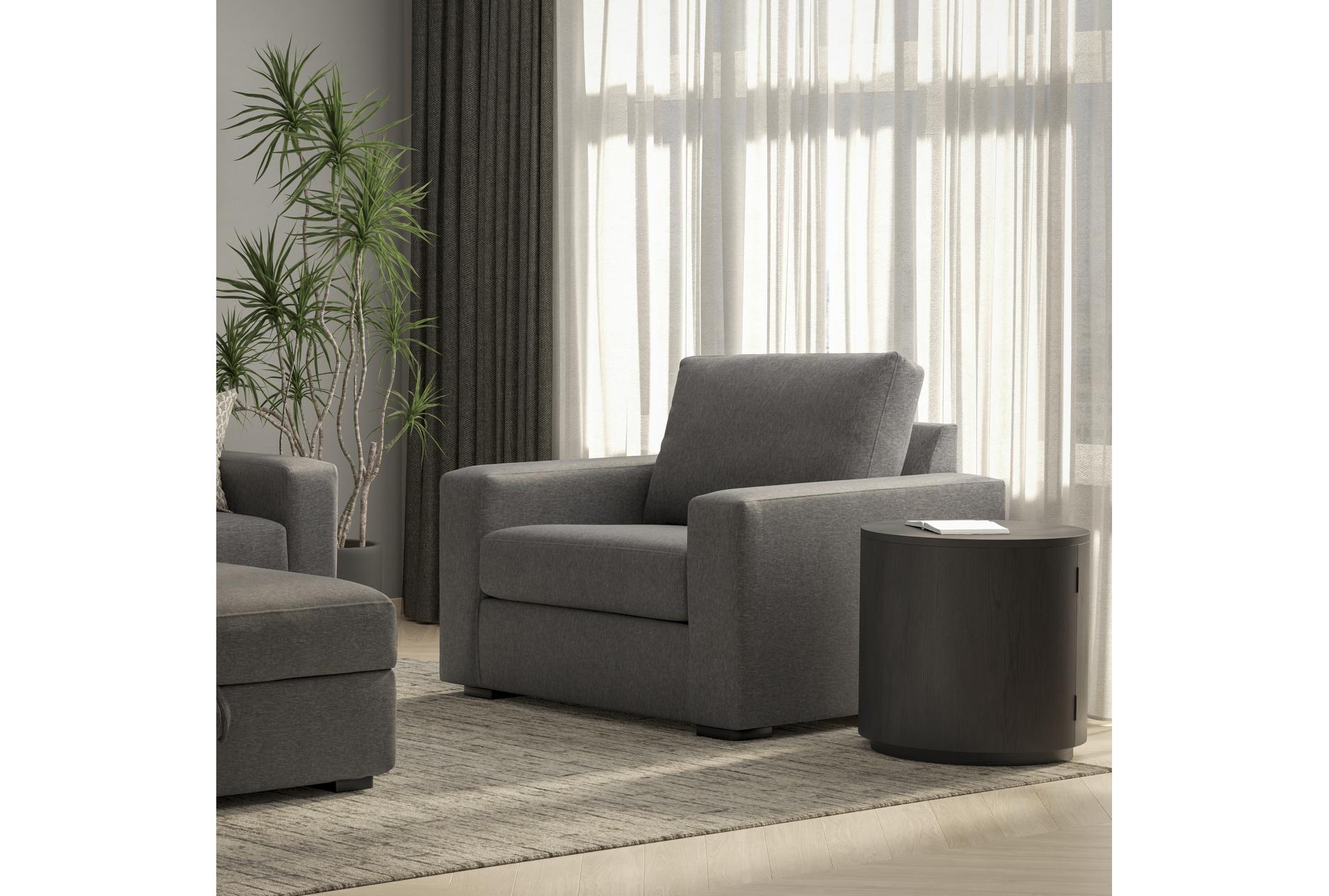 araceli ii pewter grey fabric oversized arm chair | solid | lounge 14 araceli ii pewter grey fabric oversized arm chair | solid | lounge