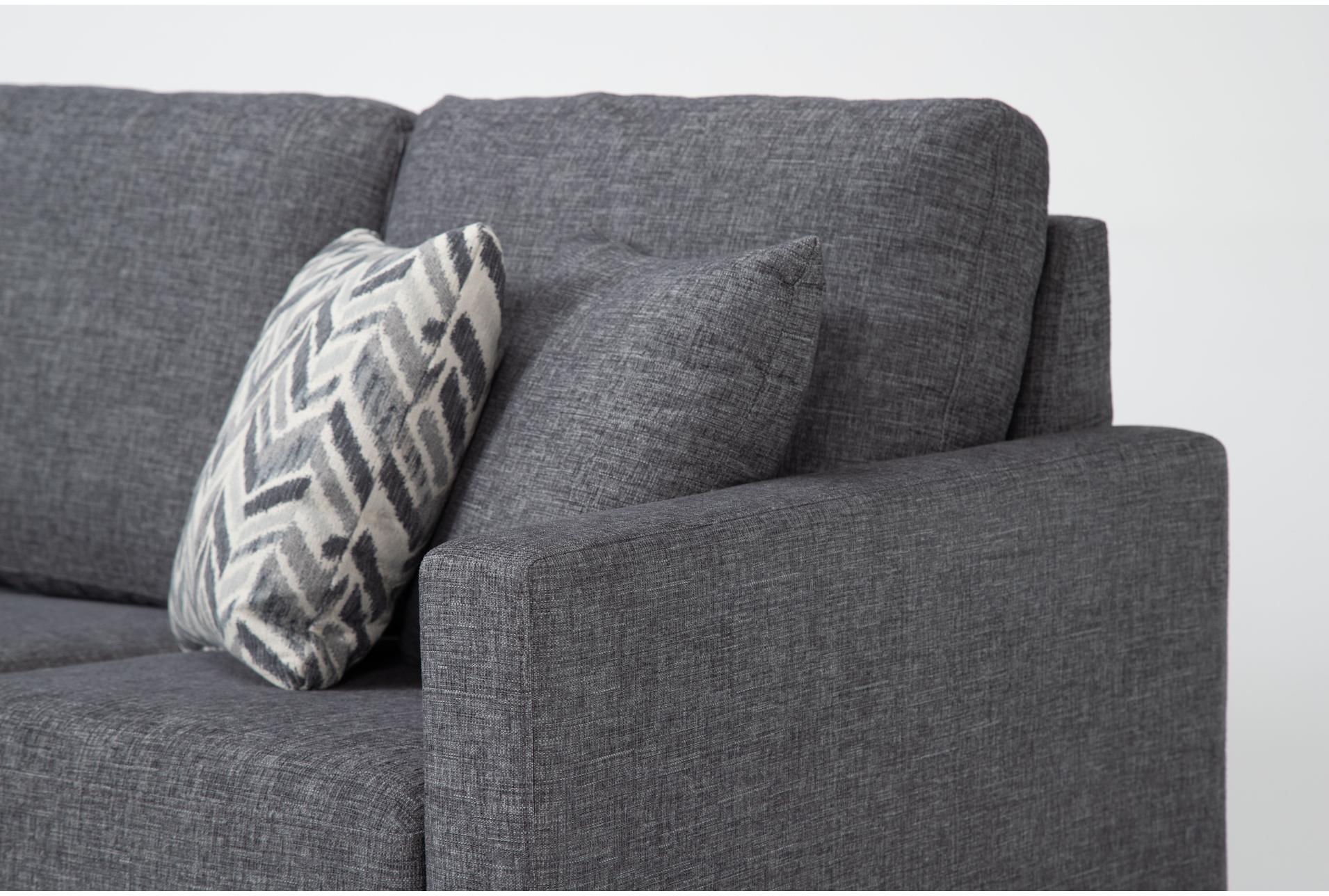 stark dark grey fabric sofa & 2 light grey fabric swivel arm chairs 9 stark dark grey fabric sofa & 2 light grey fabric swivel arm chairs