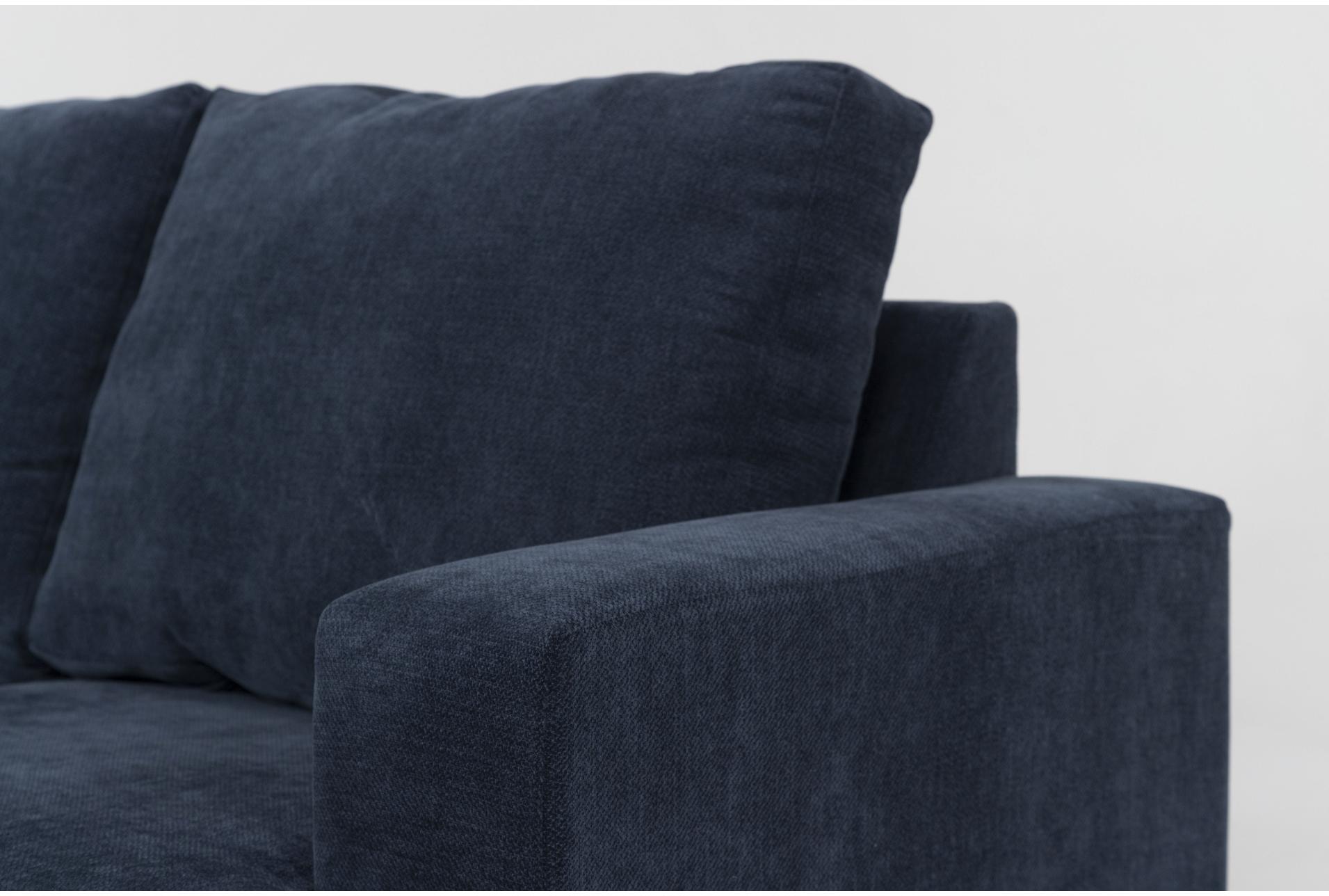 bonaterra midnight navy blue fabric 127" 2 piece u-shaped sectional with right arm facing sofa chaise & left arm facing corner chaise 7 bonaterra midnight navy blue fabric 127" 2 piece u-shaped sectional with right arm facing sofa chaise & left arm facing corner chaise