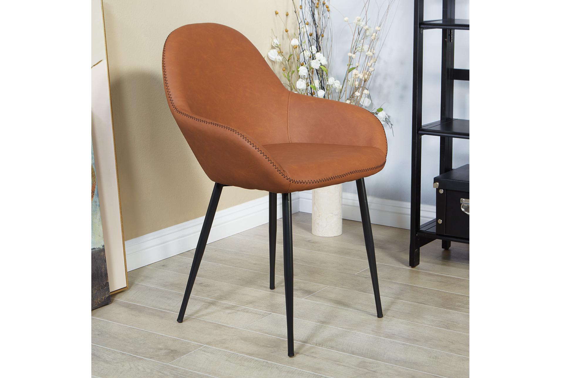 pepper saddle brown faux leather chair with black frame | polyurethane | lounge | with arms 8 pepper saddle brown faux leather chair with black frame | polyurethane | lounge | with arms
