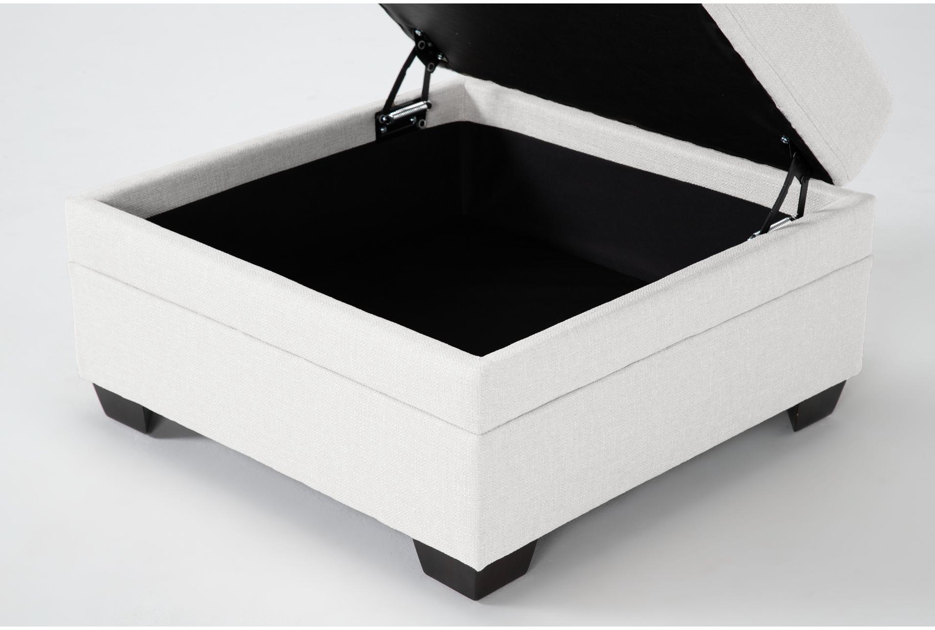 solimar sand white fabric storage ottoman 8 solimar sand white fabric storage ottoman