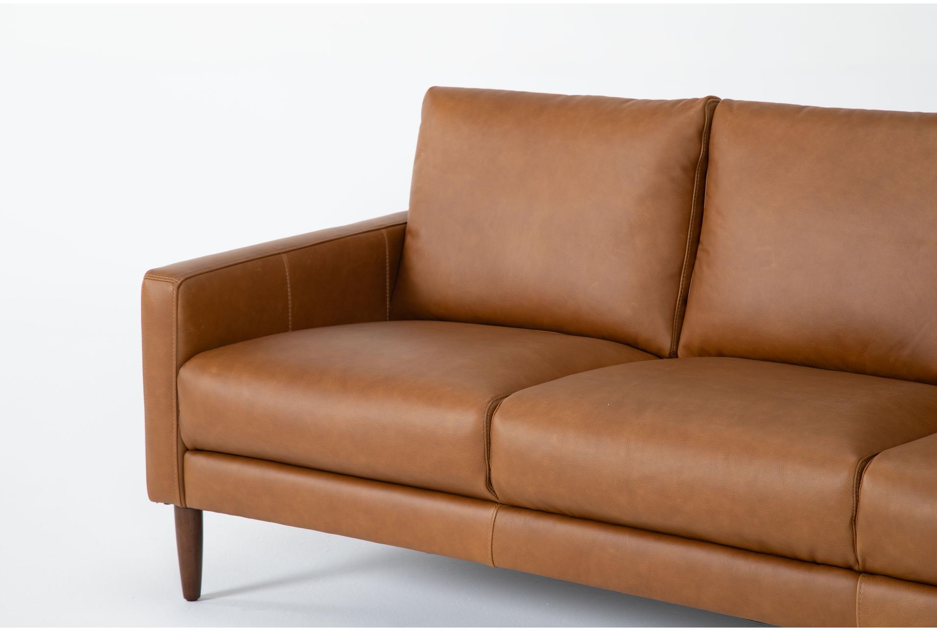 ian saddle brown leather 2 piece sofa & loveseat set 7 ian saddle brown leather 2 piece sofa & loveseat set