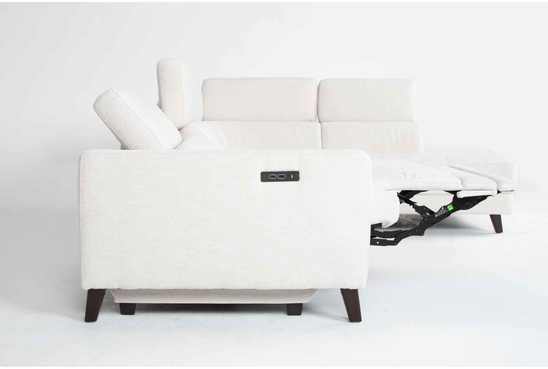 blake cream 113" 2 piece power reclining sectional with right arm facing chaise 18 blake cream 113" 2 piece power reclining sectional with right arm facing chaise