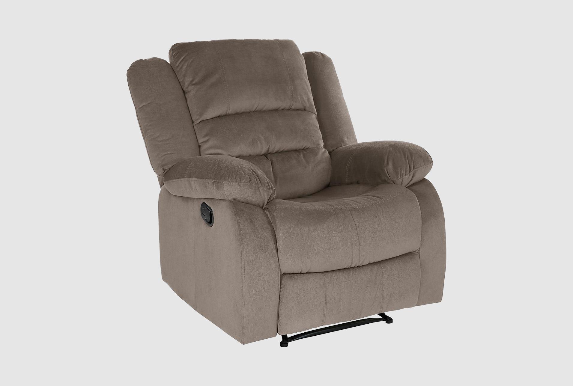 keamey chocolate polyester 35" manual recliner 1 keamey chocolate polyester 35" manual recliner